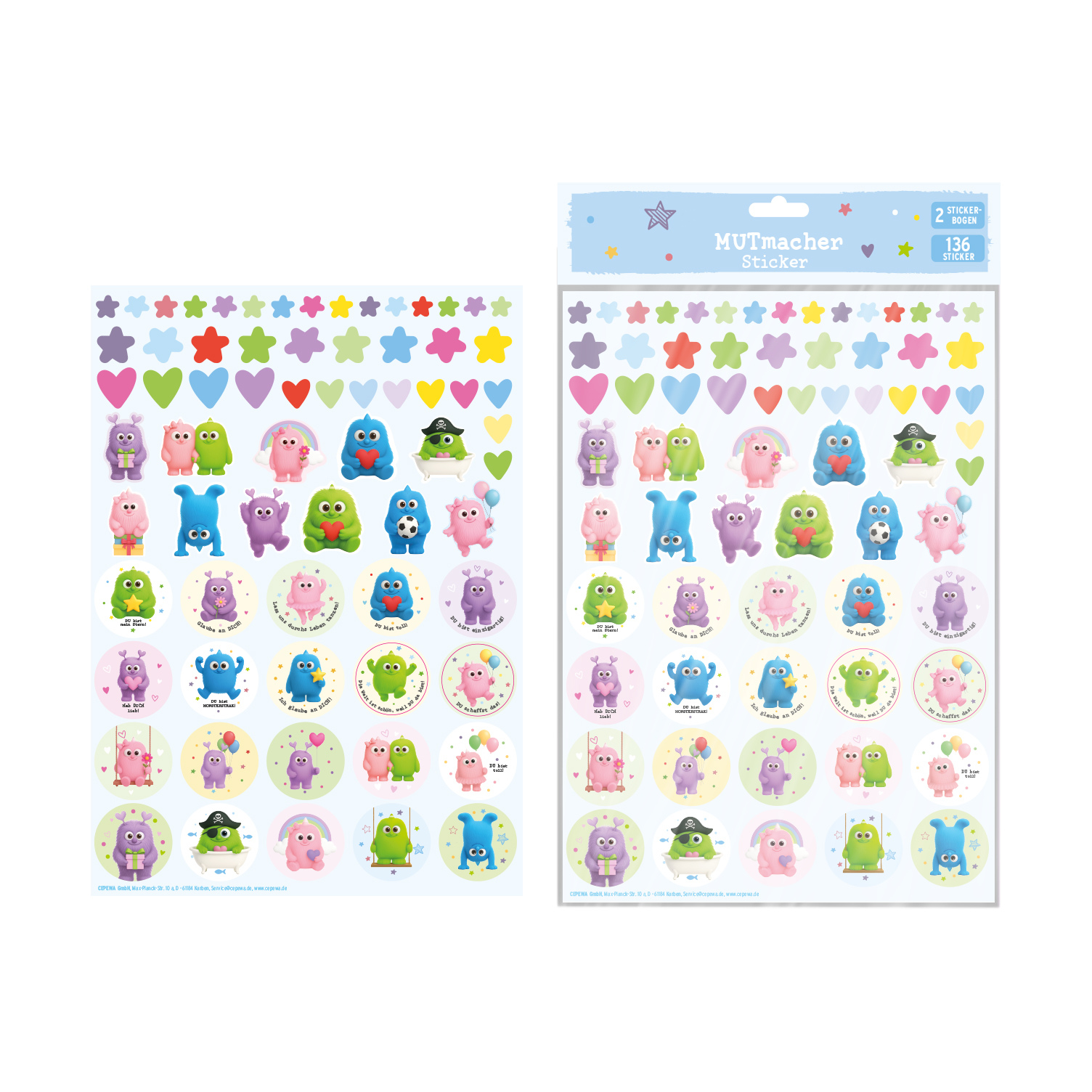 Aufklbeber-Set MUTMACHER