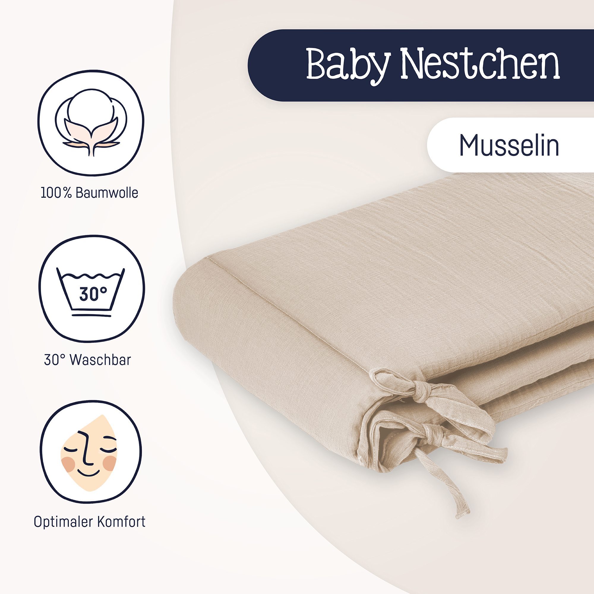 Nestchen ZÖLLNER Musselin