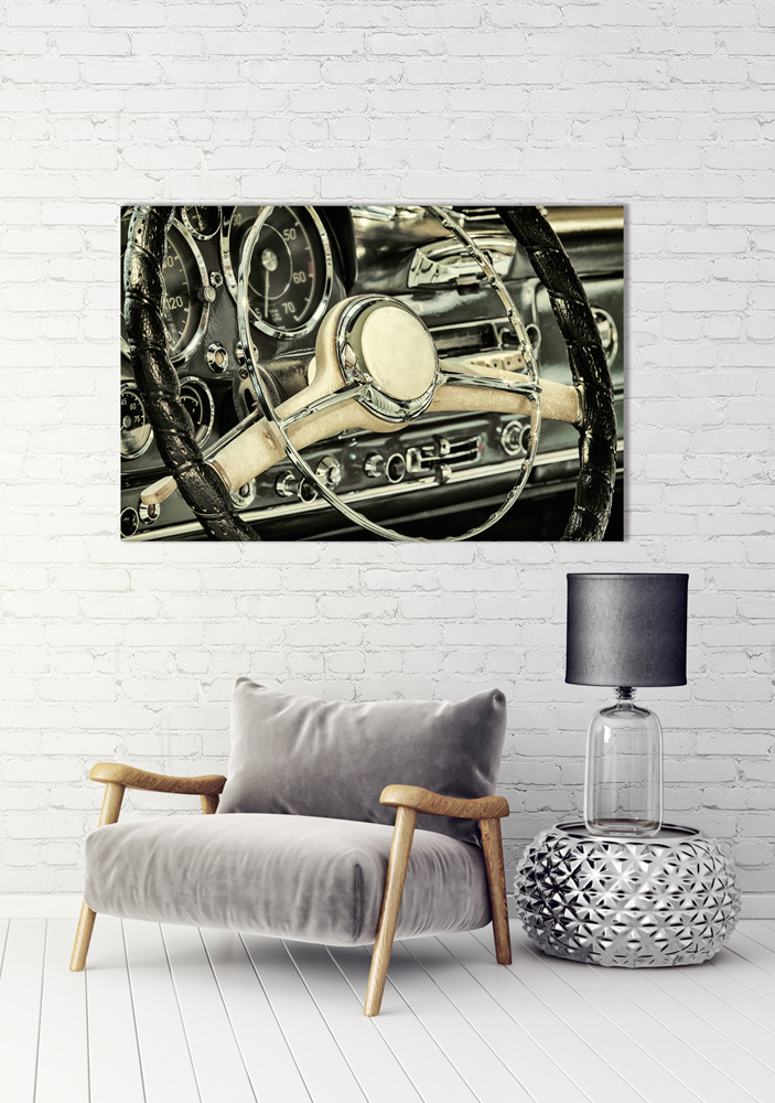 Akustikbild OLDTIMER LENKRAD