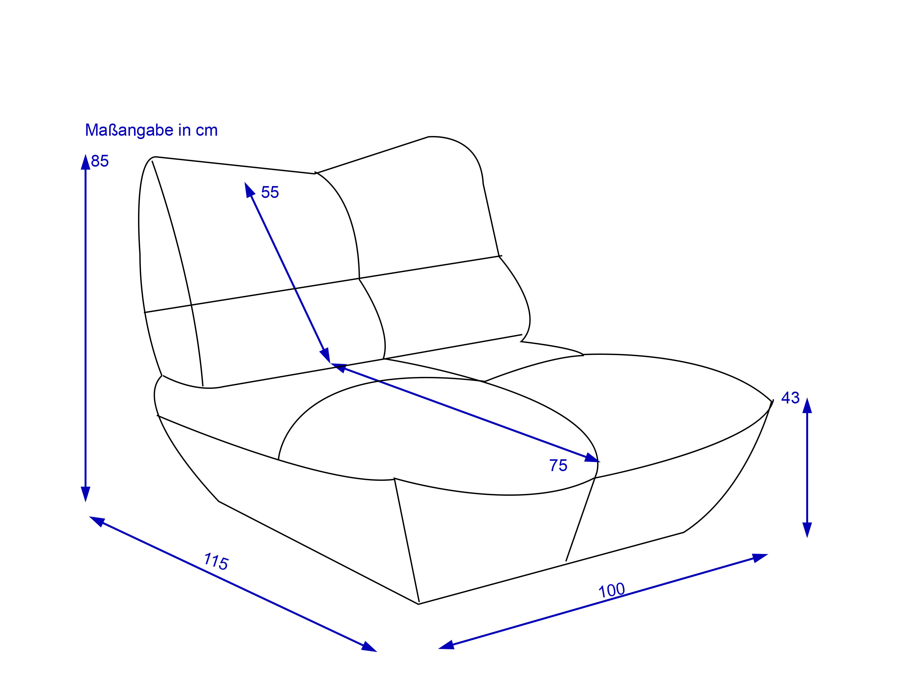 Sofaelement ZEFERINO ASTI