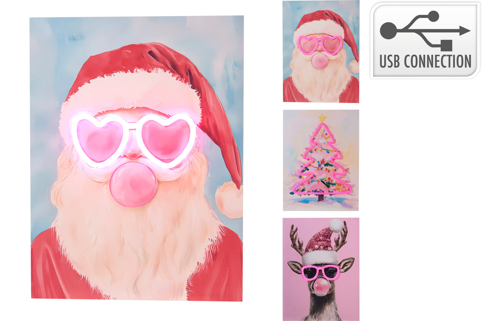 Wanddeko NEON X-MAS