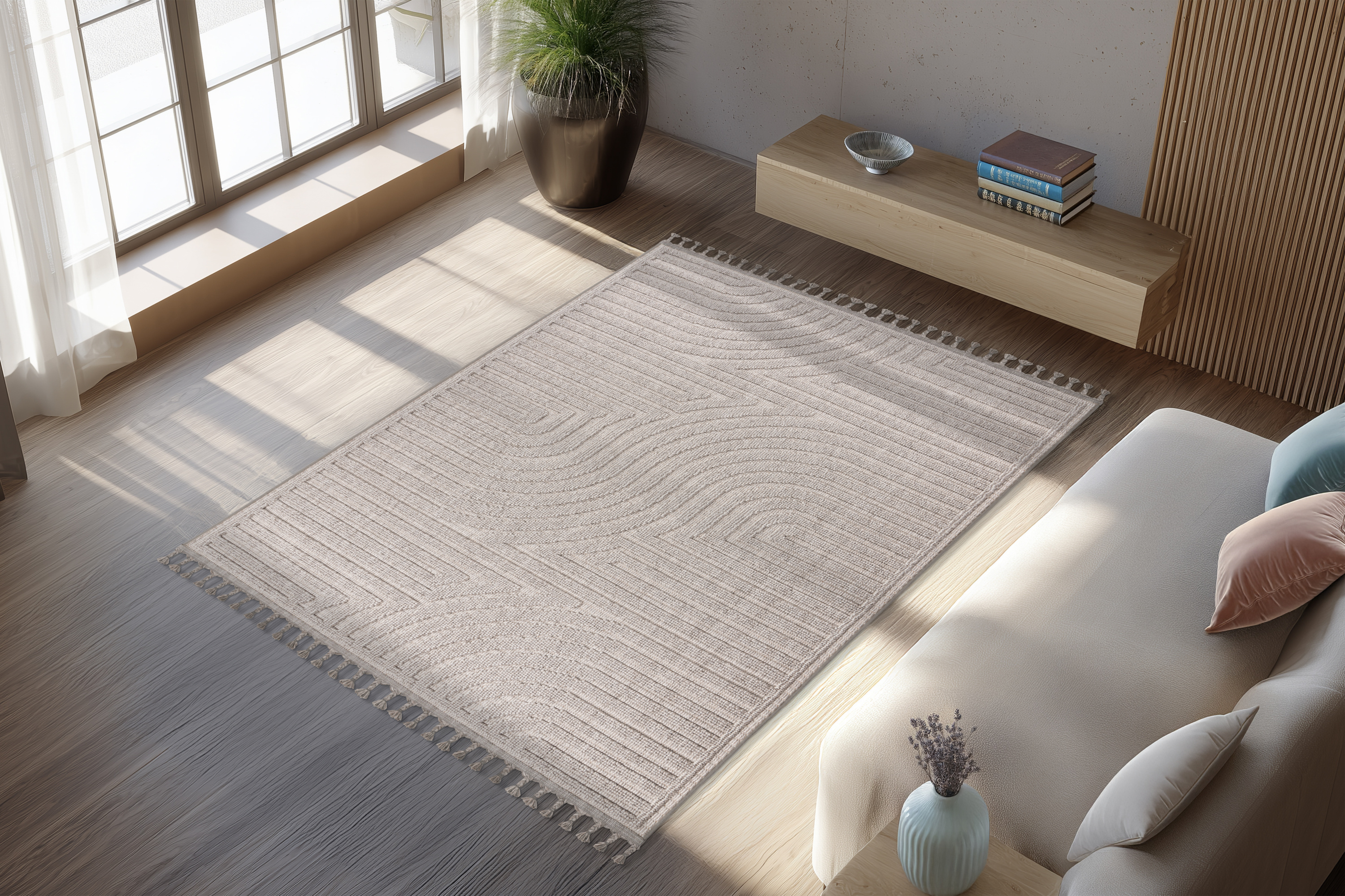 Teppich LUXOR silber
