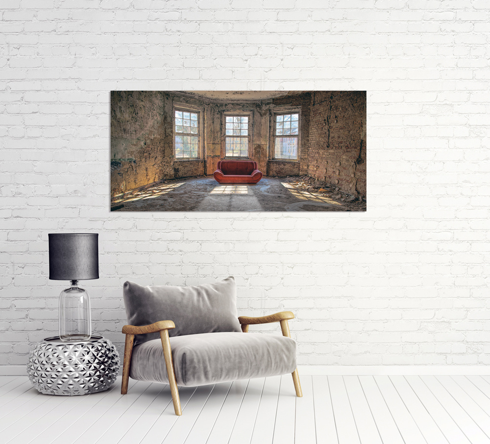 Akustikbild ROTES SOFA