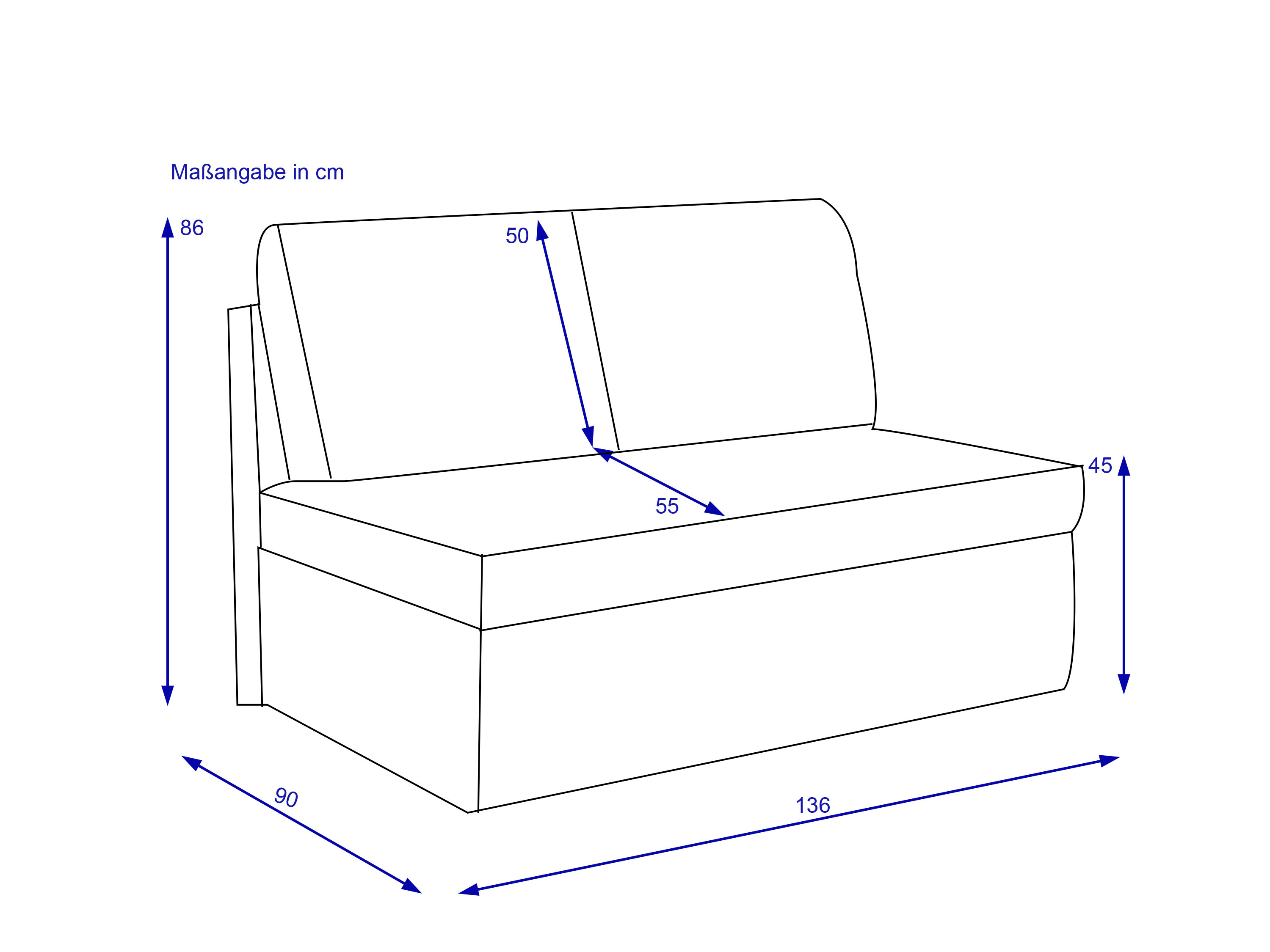 Schlafsofa HARPER JUMILLA