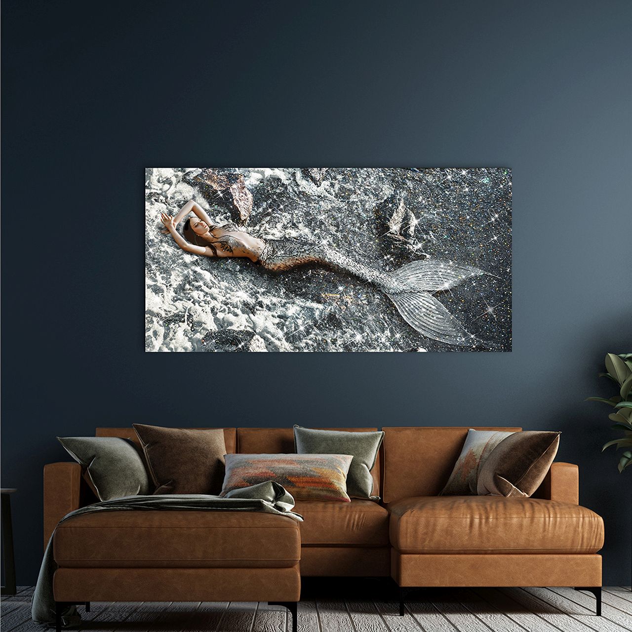 Glasbild MEERJUNGFRAU