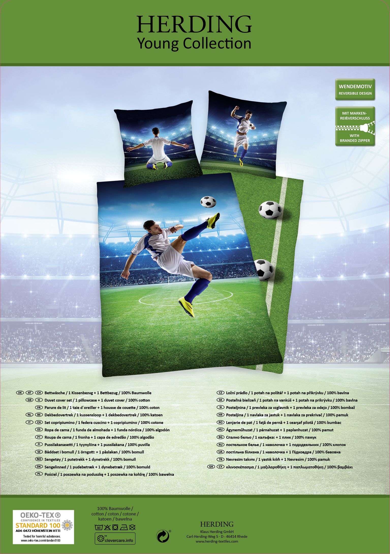Bettwäsche Renforcé FUßBALL