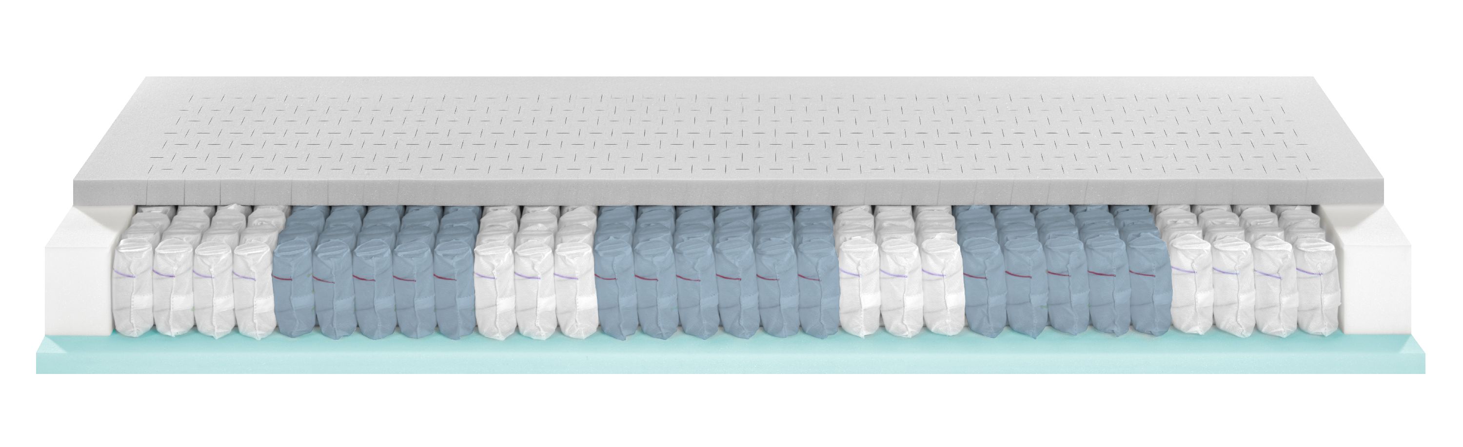 Taschenfederkernmatratze  irisette 2FOR4