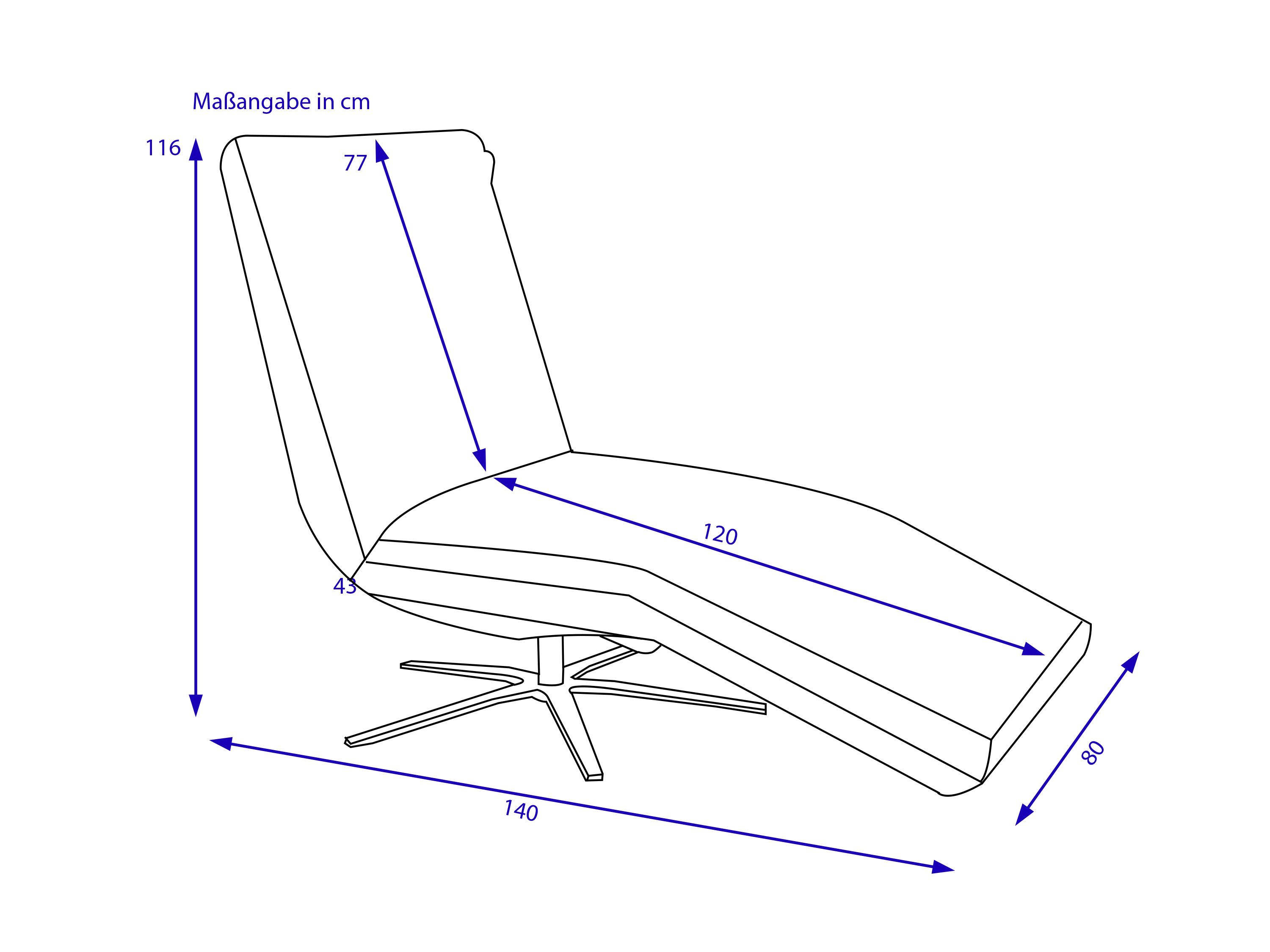 Einzelliege Elastoform CHLOE