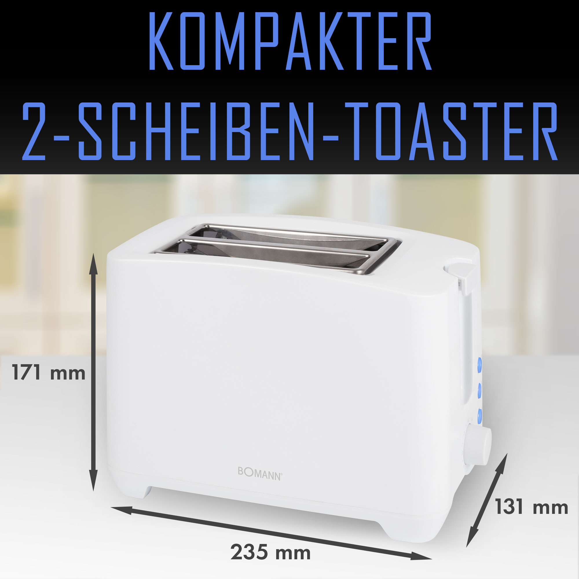 Toaster WHITE