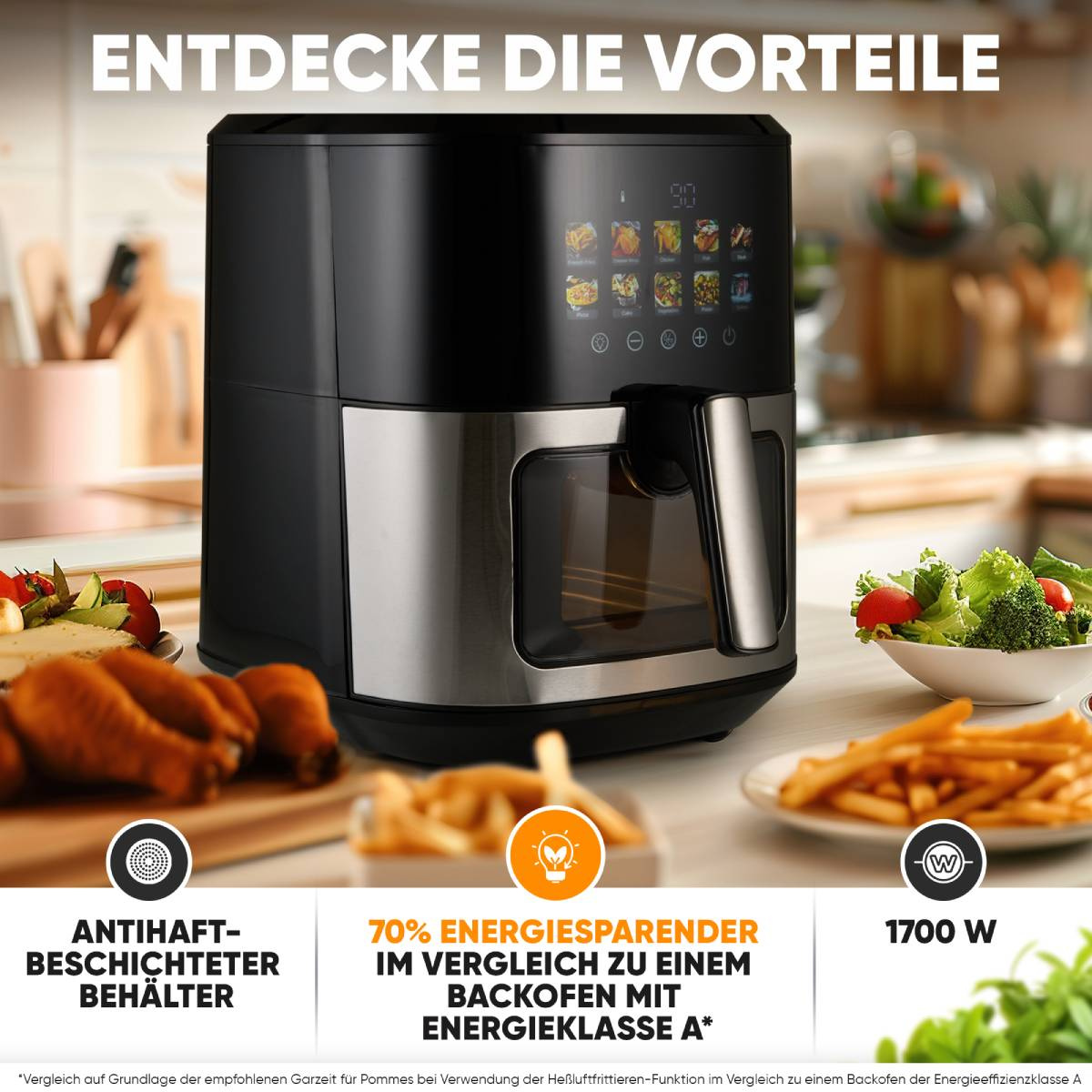 Heißluftfritteuse PROFICOOK