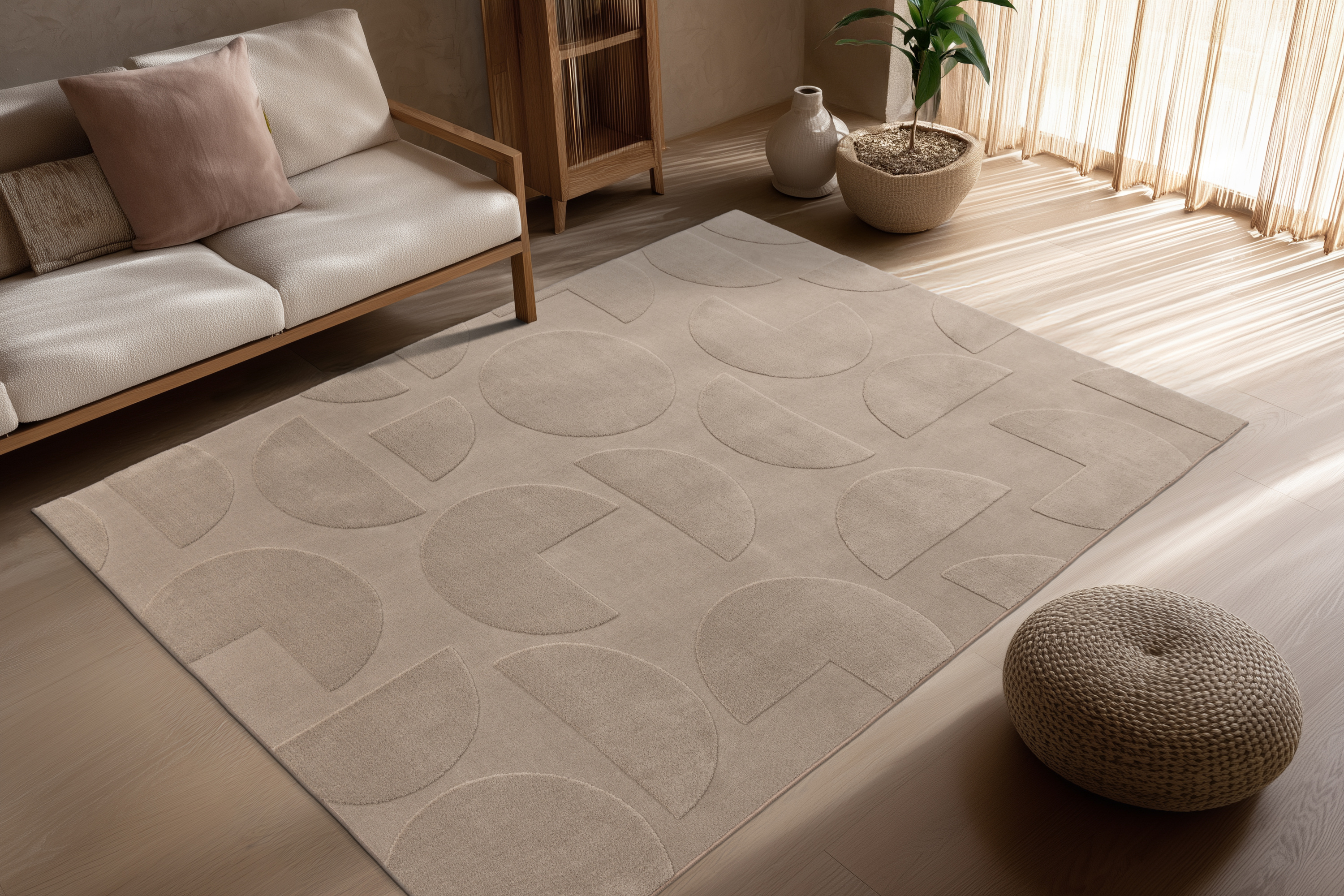 Teppich FOCUS taupe