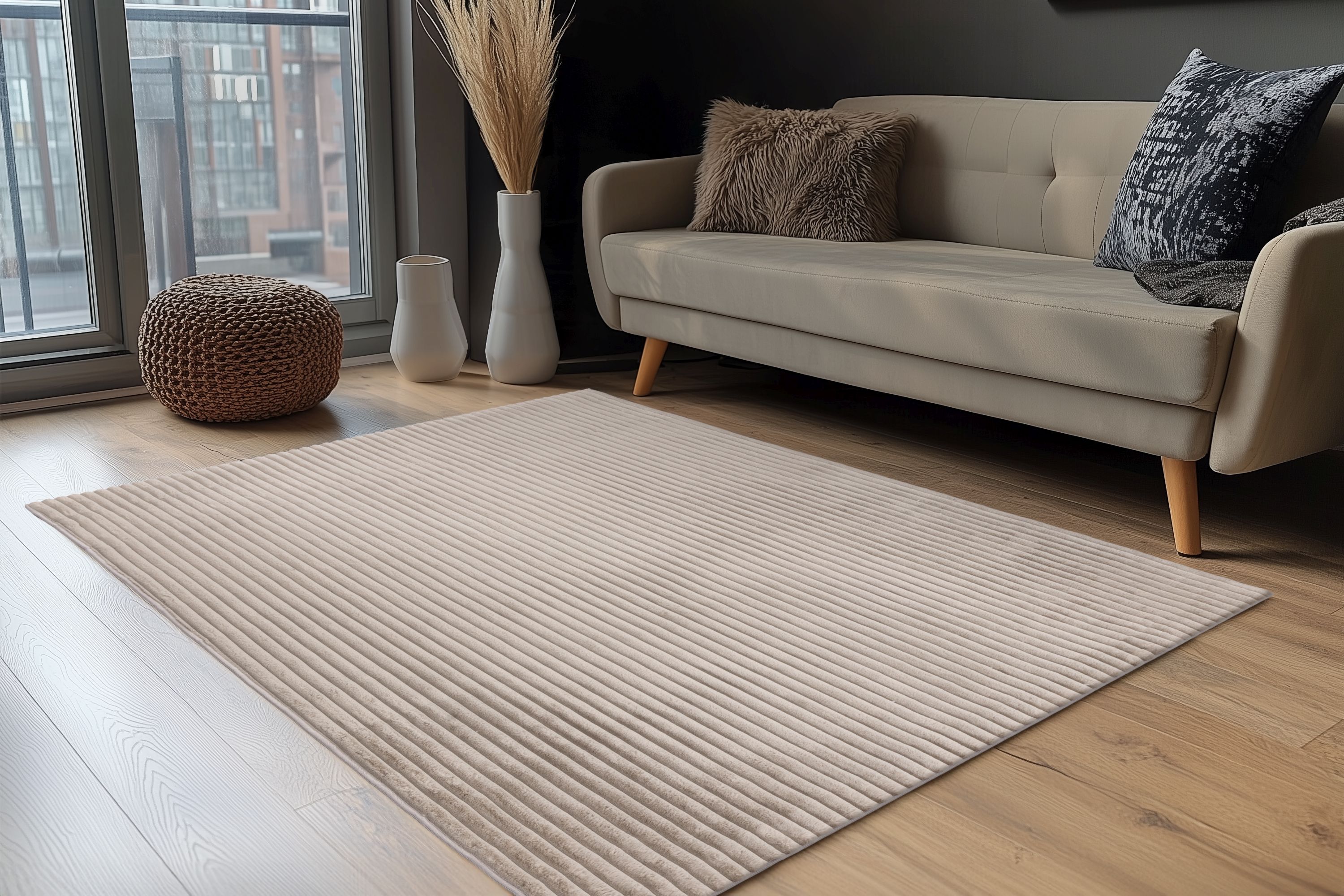 Teppich PLUSH taupe