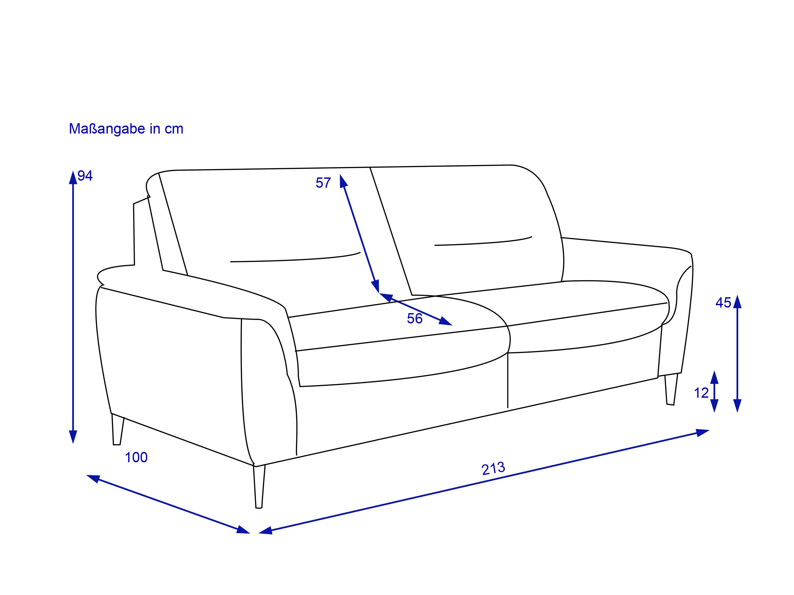 Sofa 3 Sitzer MONDO PAGERO