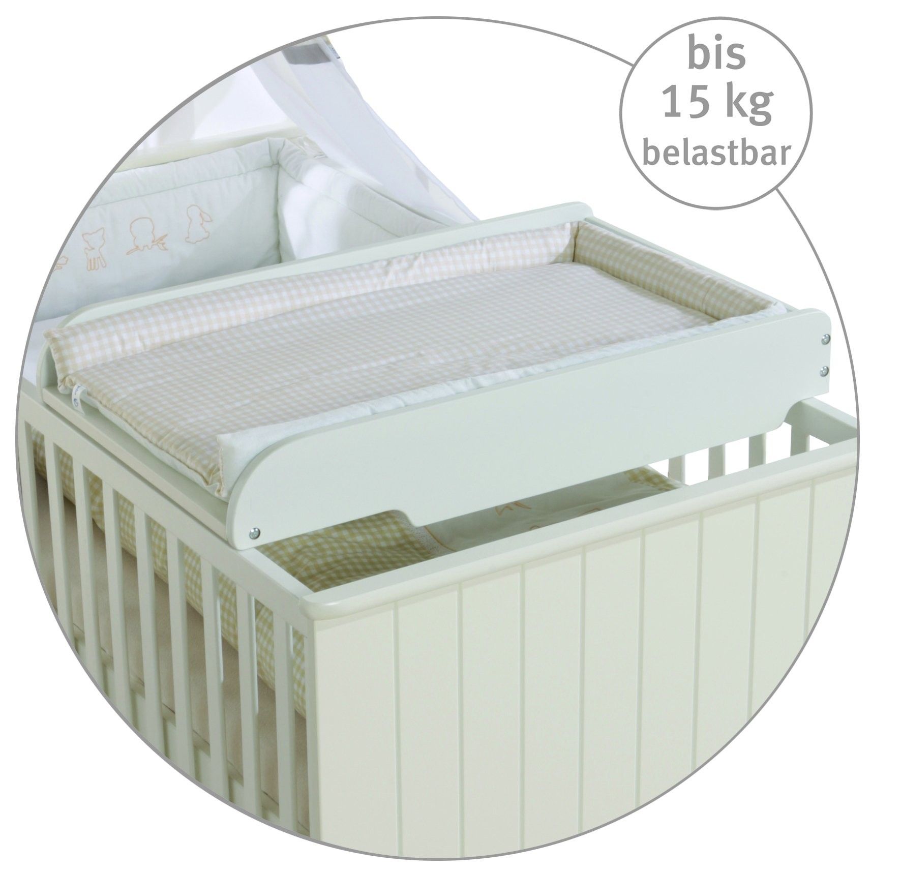 Wickelplatte roba VICHY BEIGE