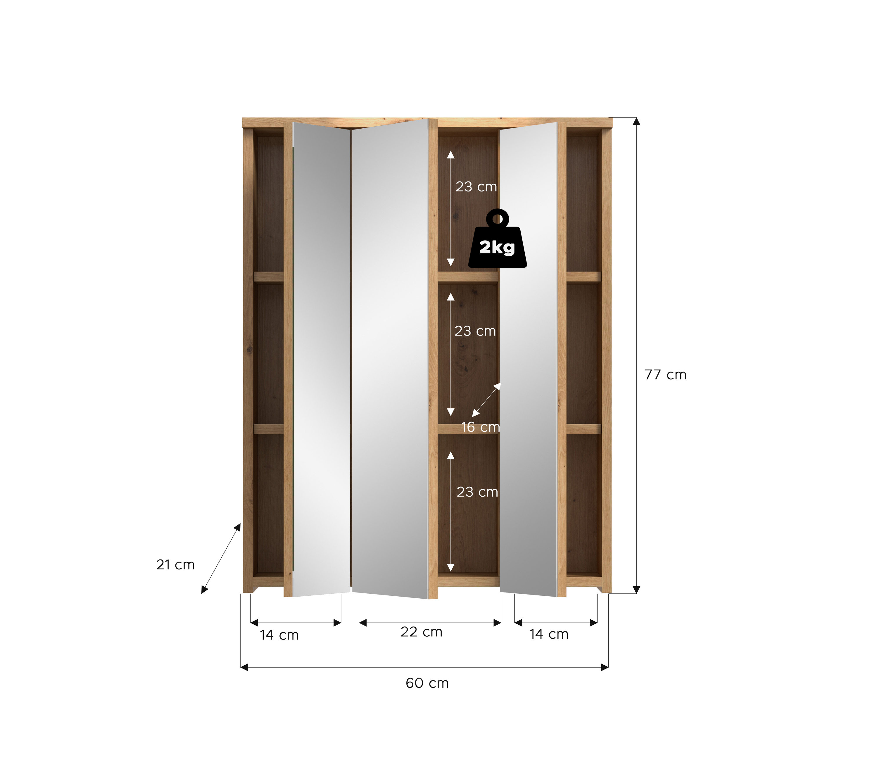 Spiegelschrank BLAKE