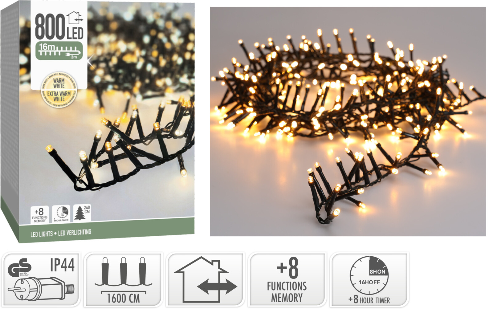 Lichterkette MICRO CLUSTER LED