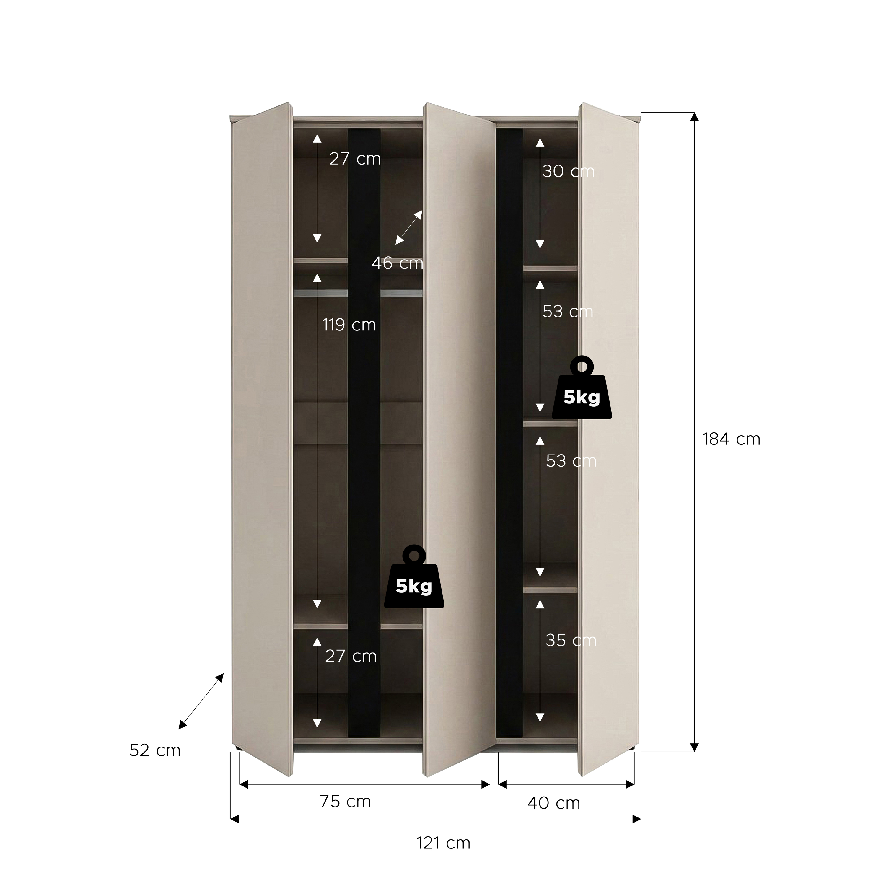Kleiderschrank AMARA