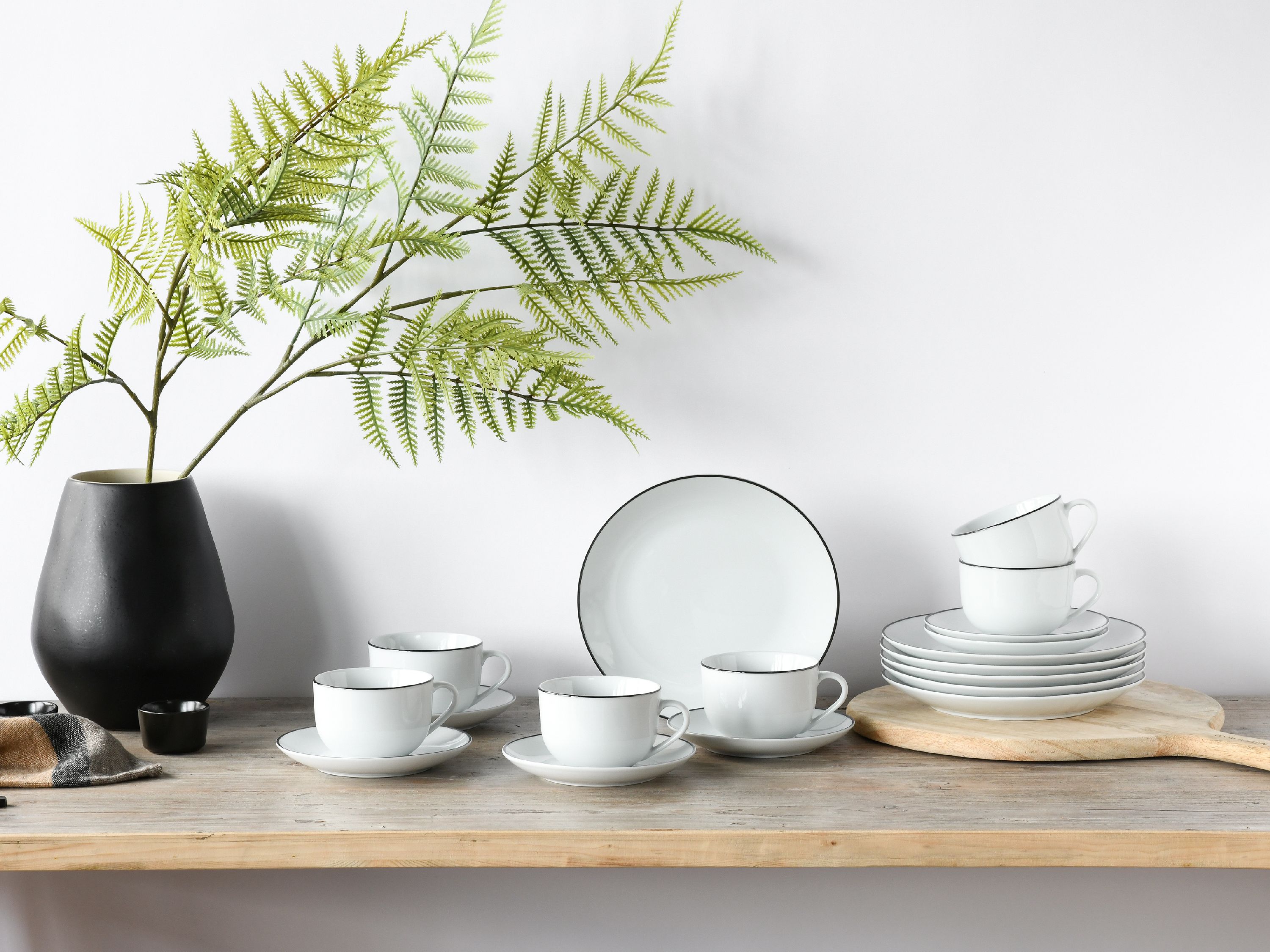 Kaffeeservice LUNA BLACK LINE