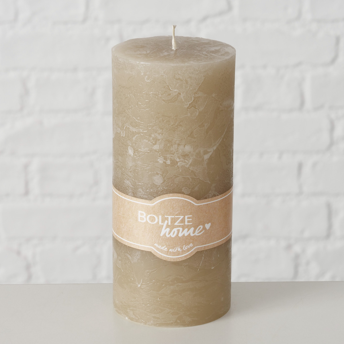 Kerze CASUAL taupe