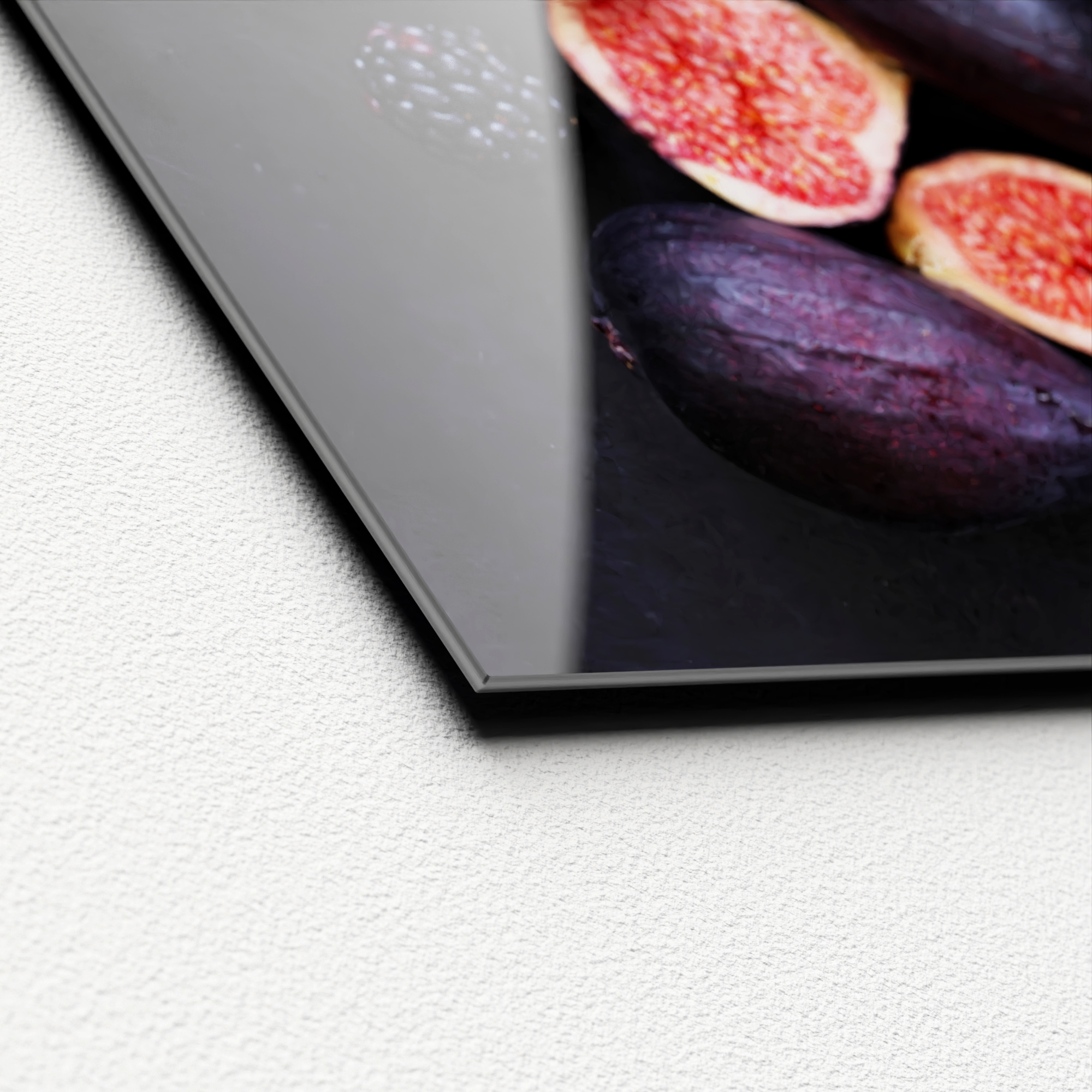 Glasbild FEIGEN UND BEEREN