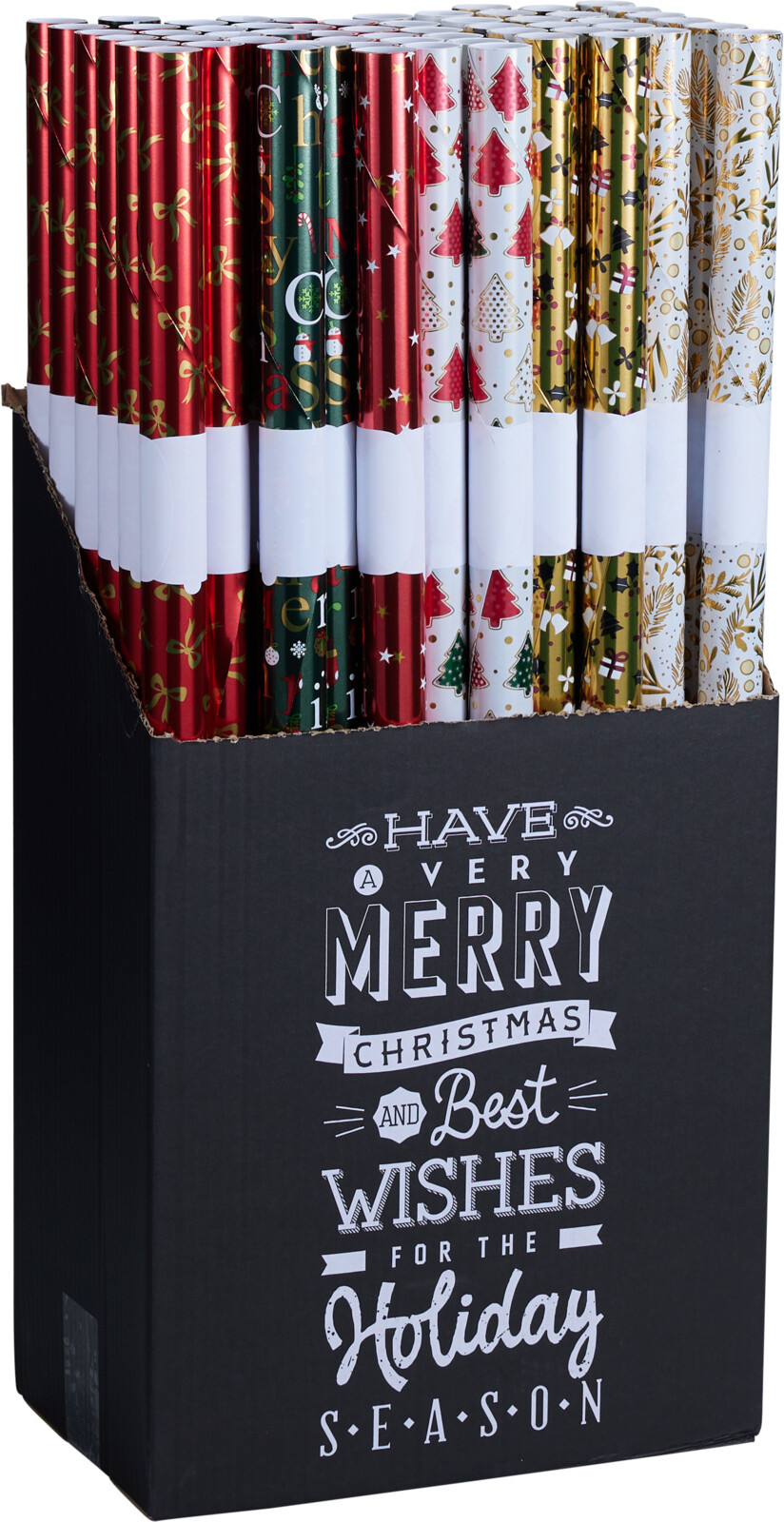 Geschenkpapier Rolle METALLIC
