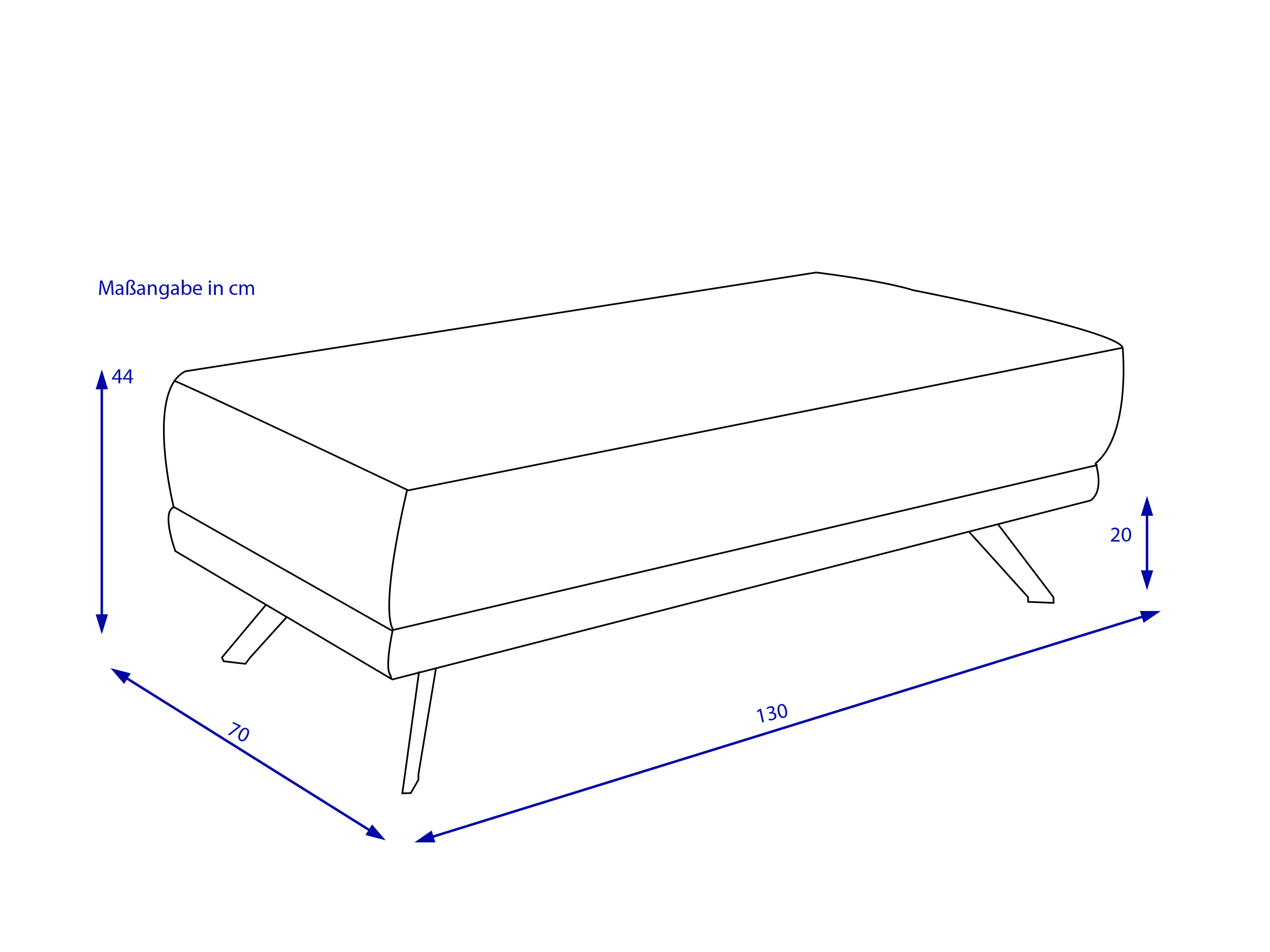 Hocker SYSTEMPOLSTER XXL MAXINE