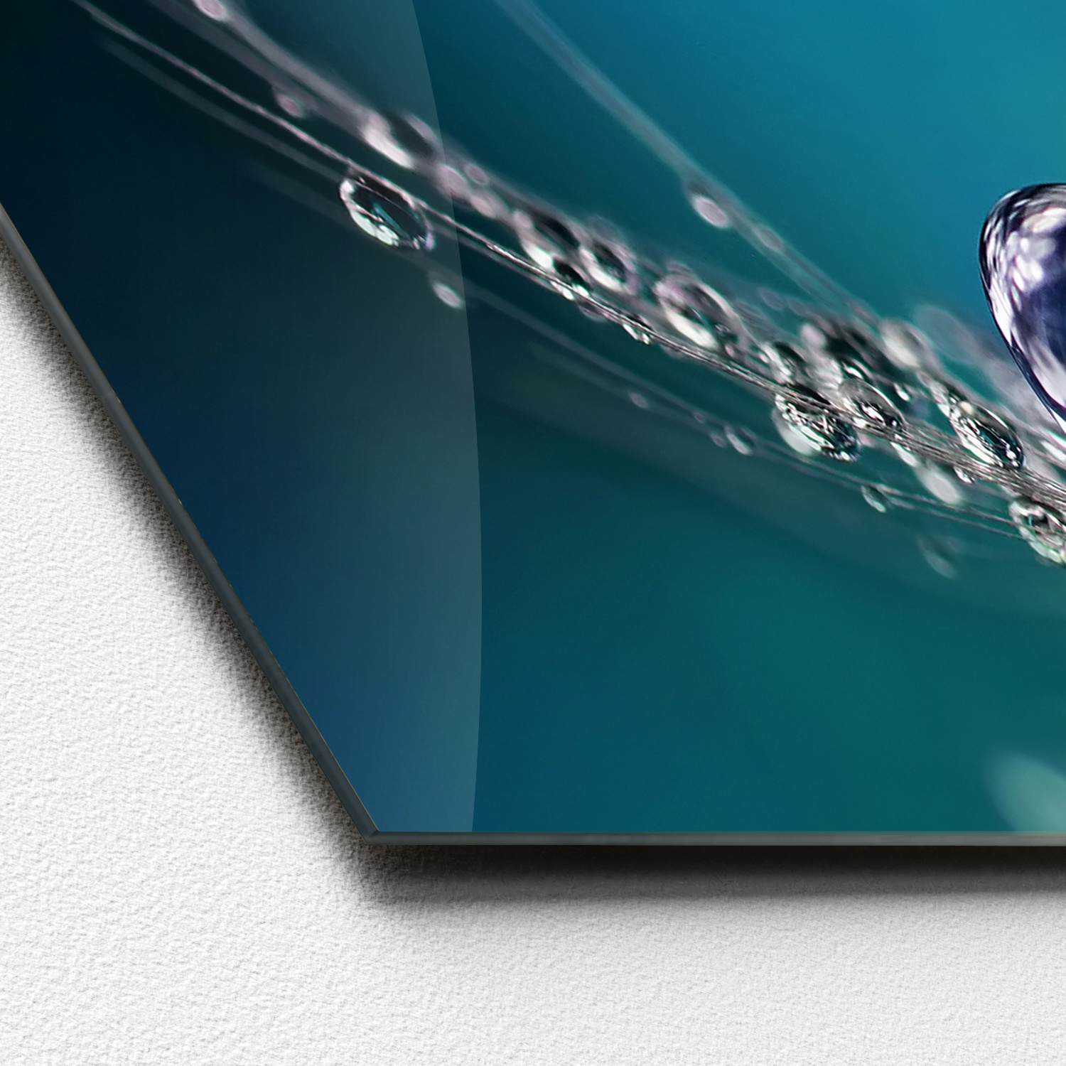 Glasbild DROP ON WATER