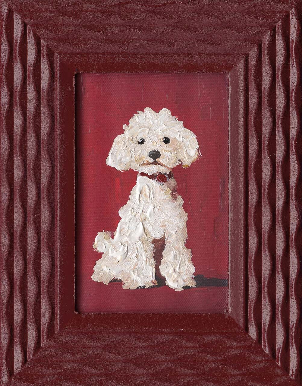 Gemälde WHITE DOG
