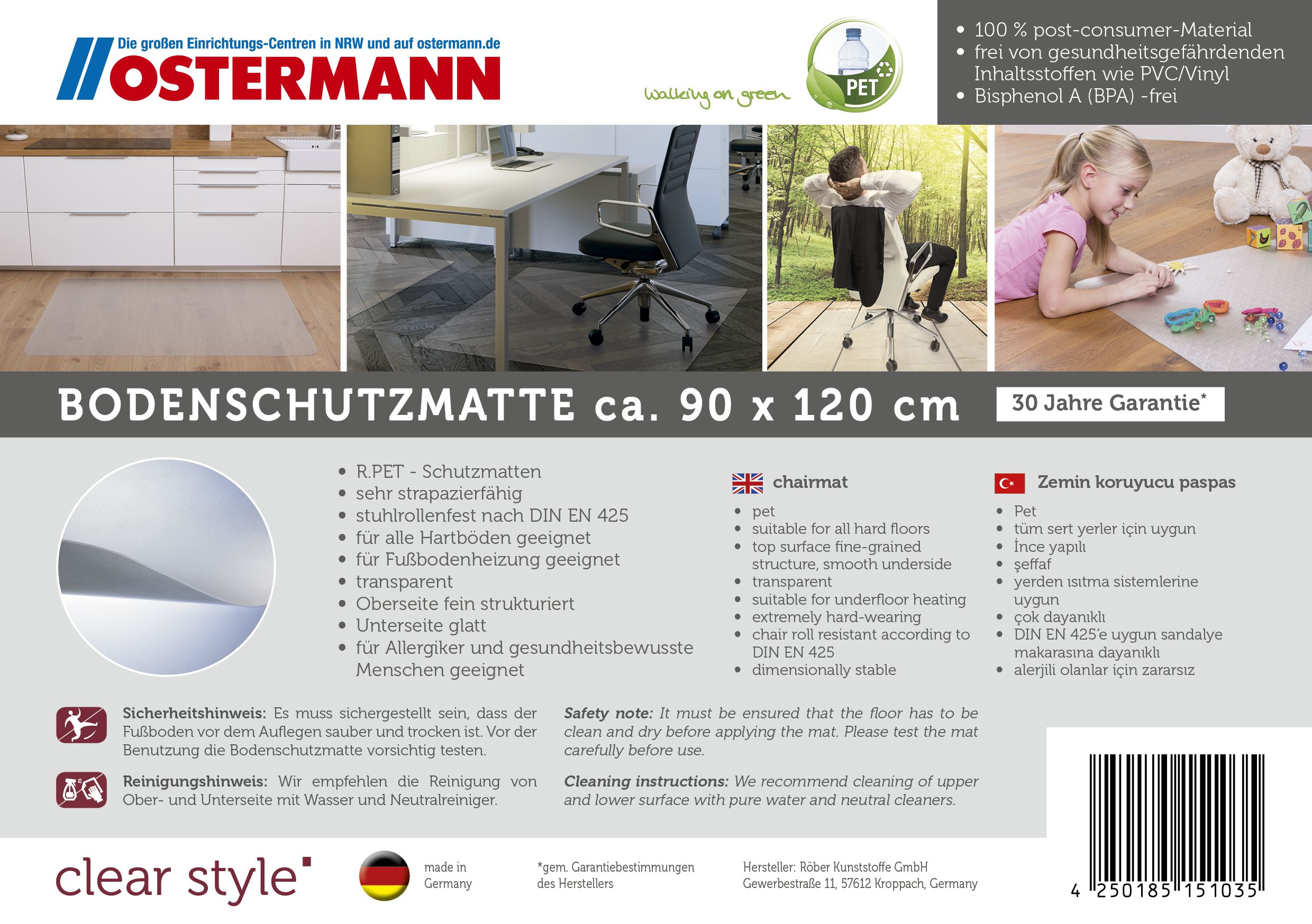 Bodenschutzmatte