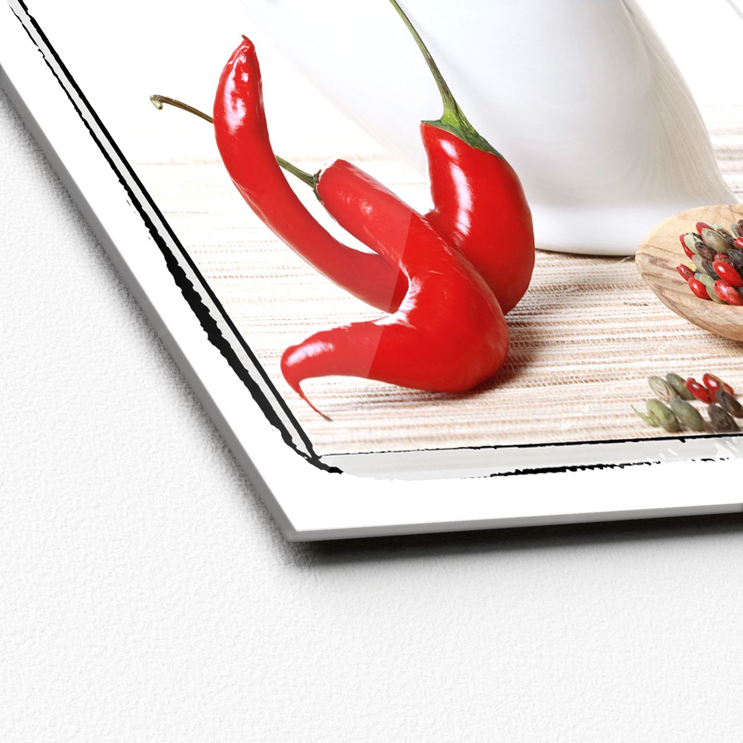 Glasbild HOT AND SPICY III
