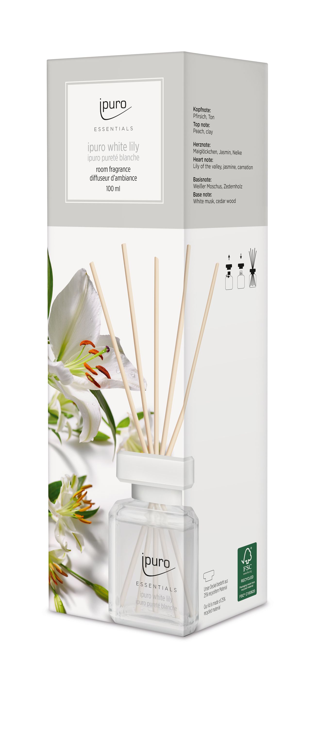 Raumduft ipuro WHITE LILY