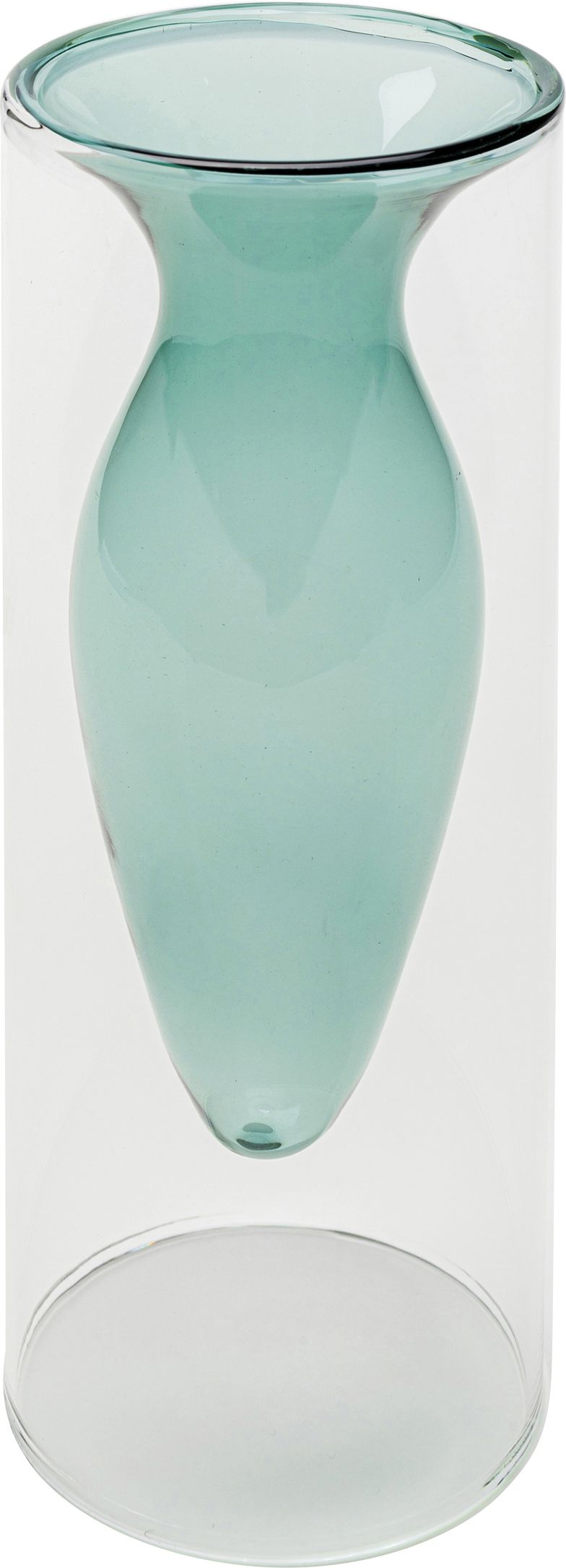 Vase AMORE blau