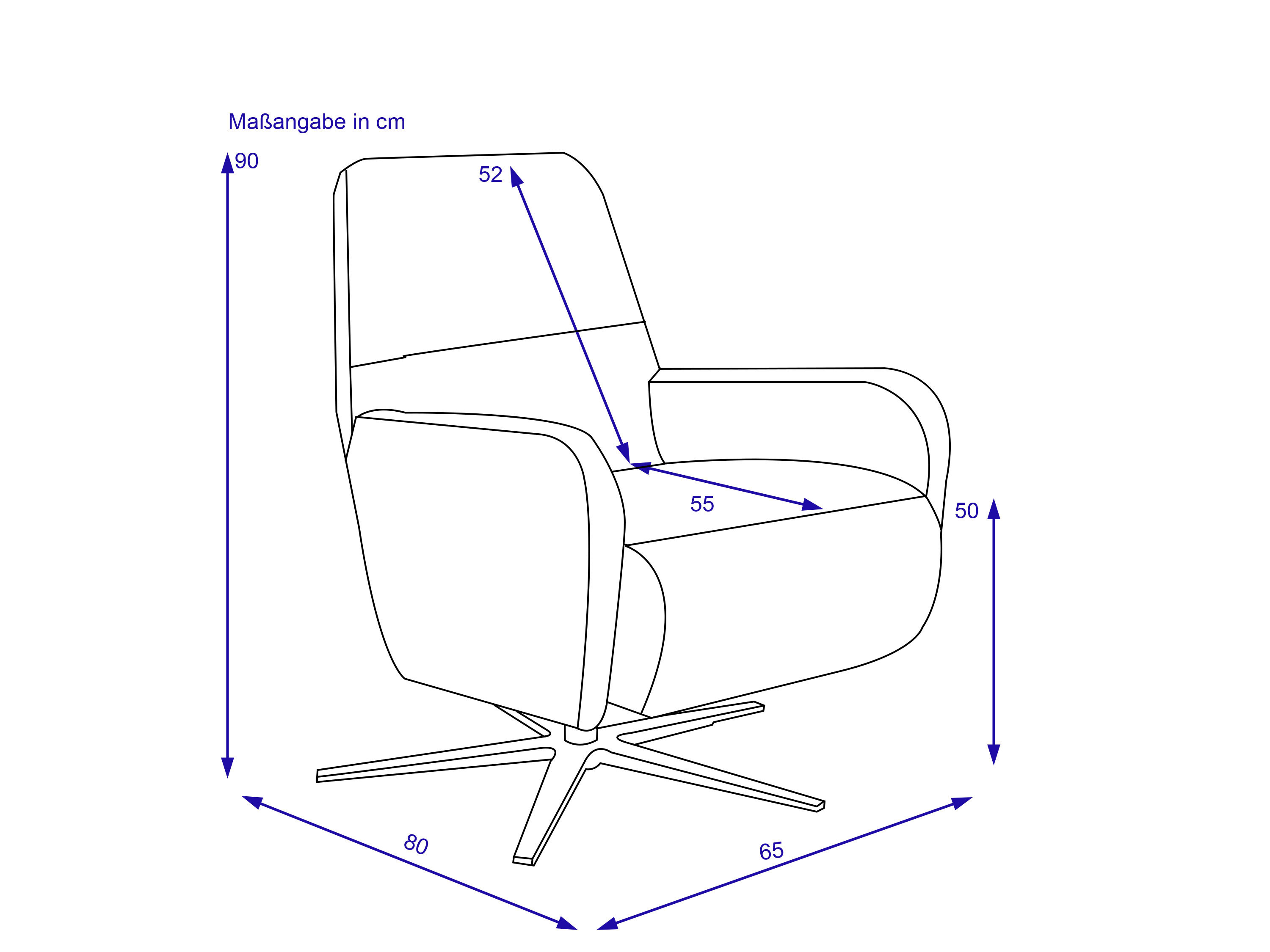 Sessel SYSTEMPOLSTER PADDY