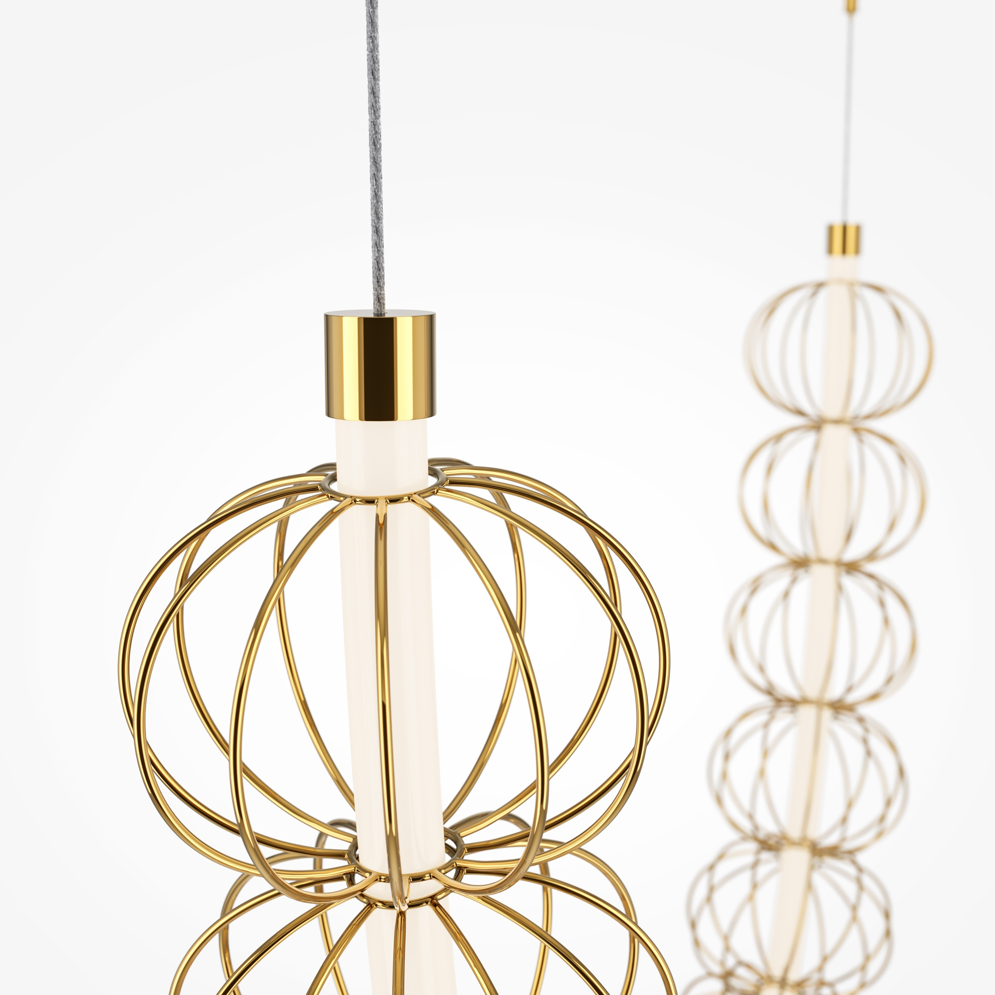 Pendelleuchte GOLDEN CAGE