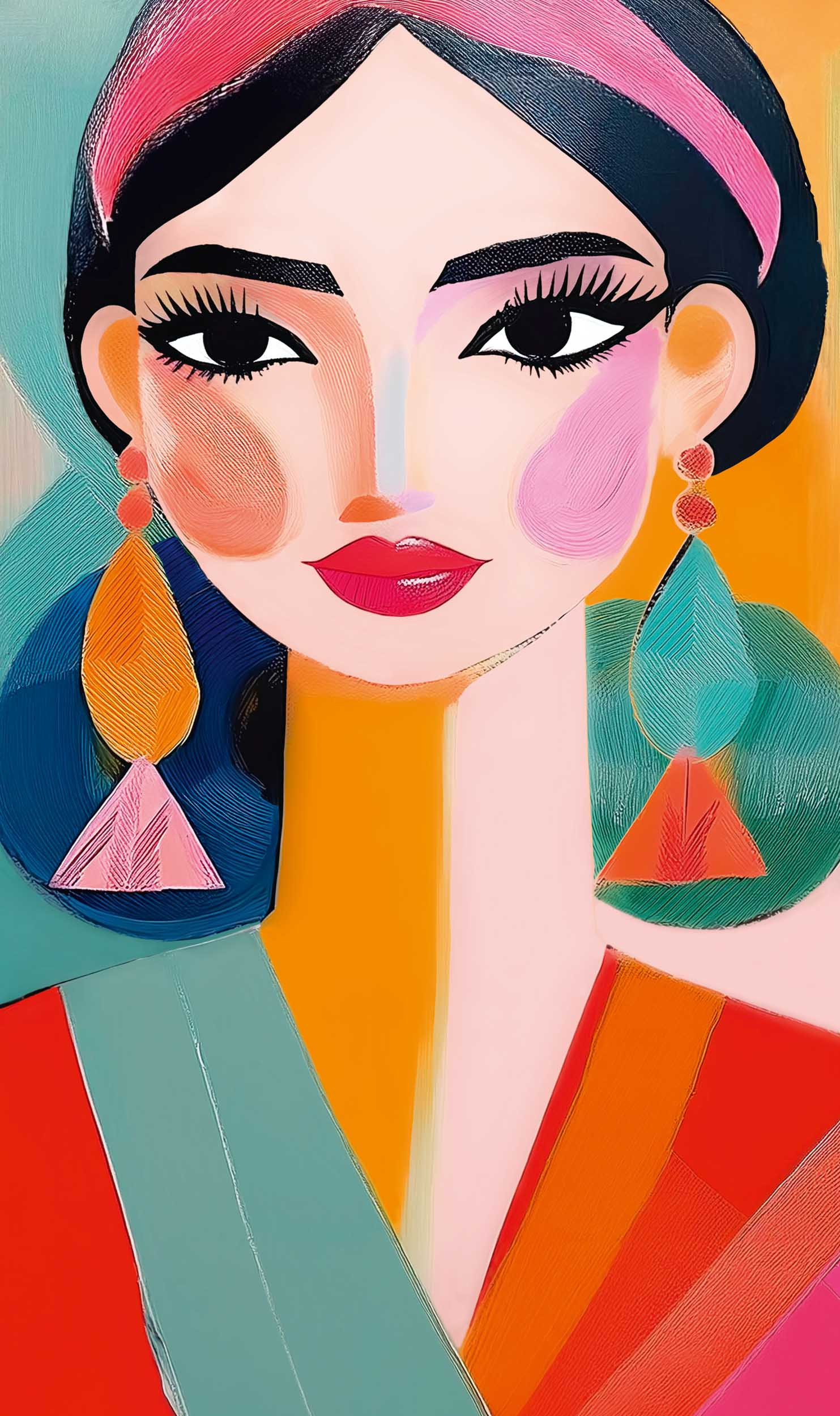Bild COLOURFUL PORTRAIT