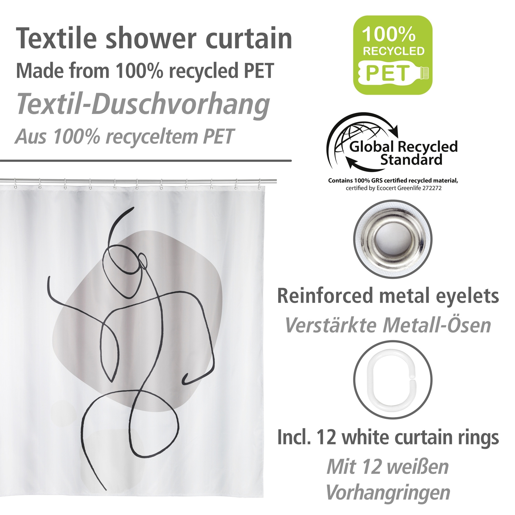 Duschvorhang LADYLINE