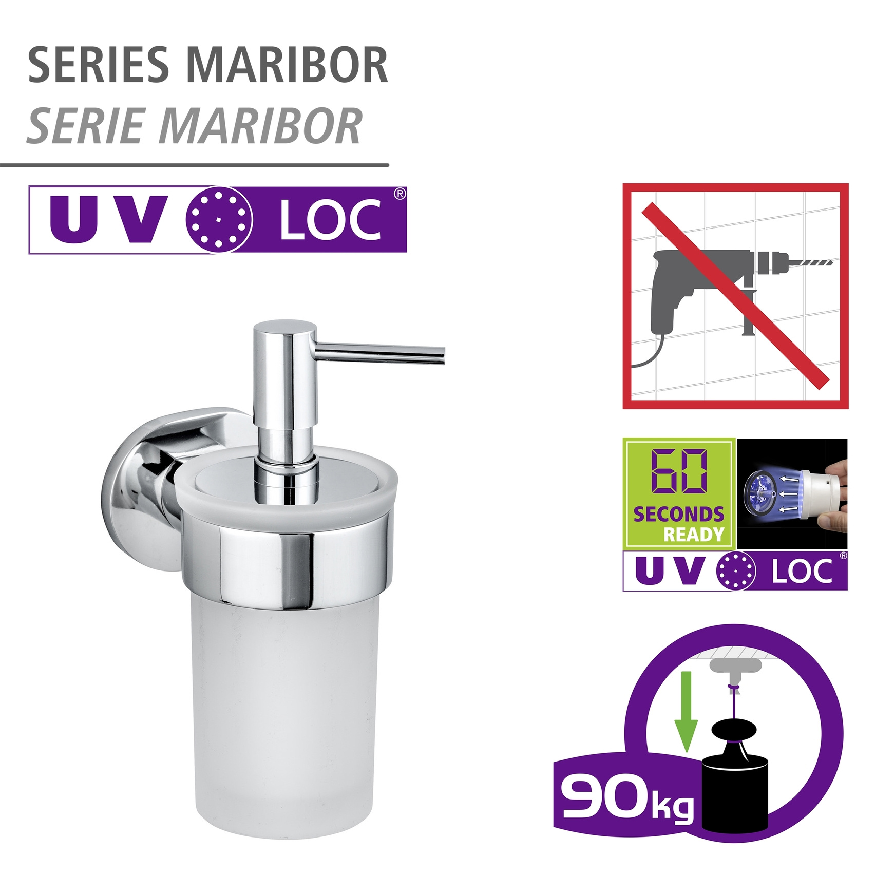 Seifenspender UV- LOC® MARIBOR