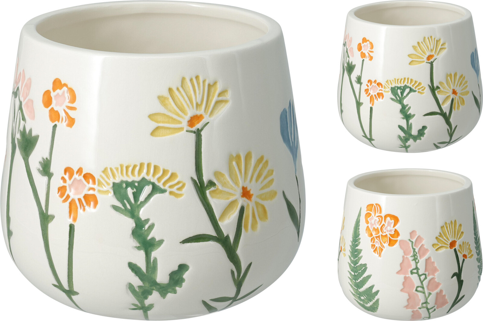 Übertopf BLUMEN