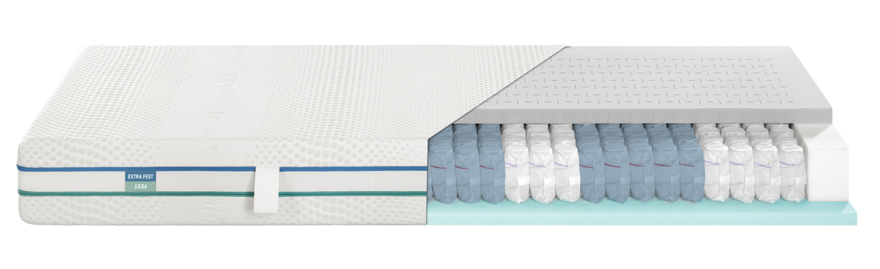 Taschenfederkernmatratze  irisette 2FOR4