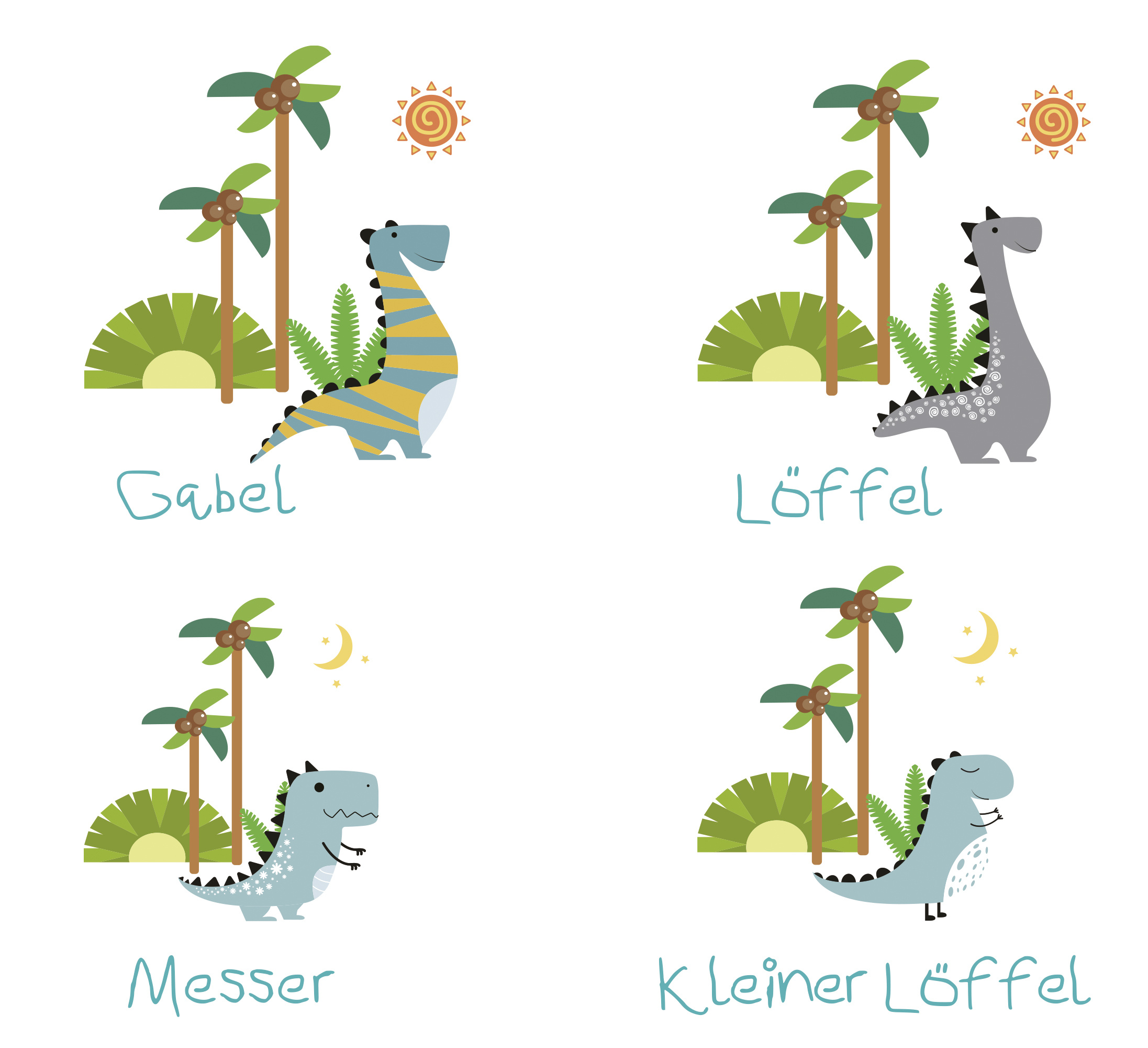 Kinderbesteck cilio DINO