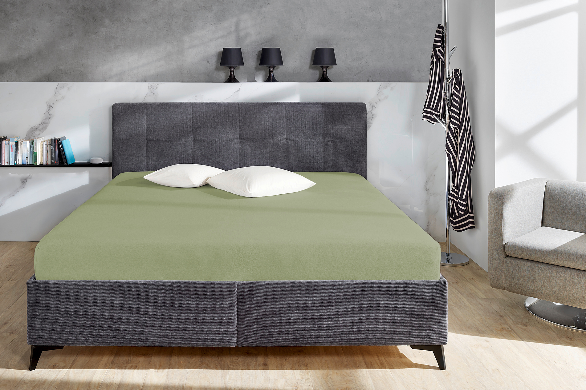 Spannbettlaken COZY eukalyptus
