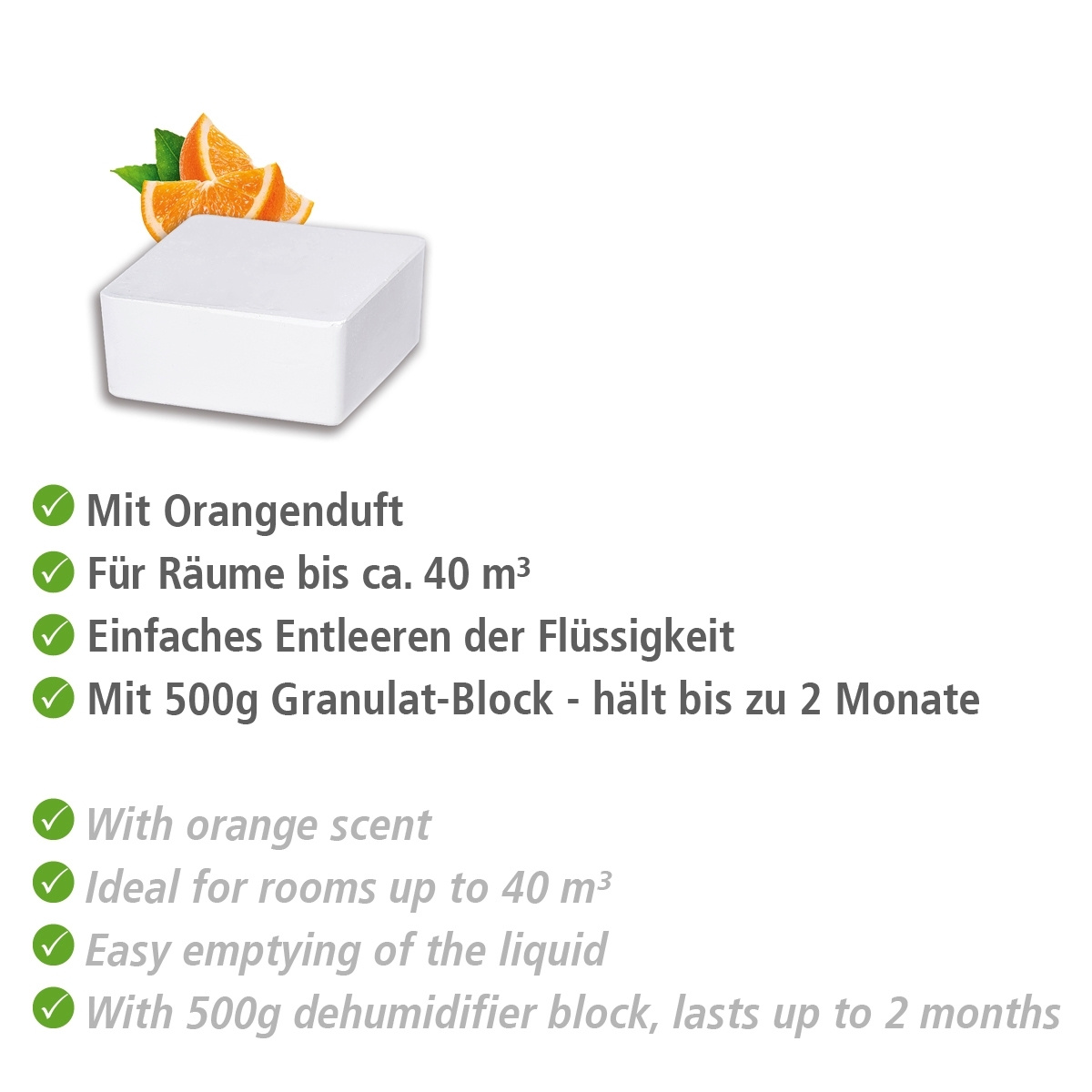 Entfeuchter Nachfüller CUBE