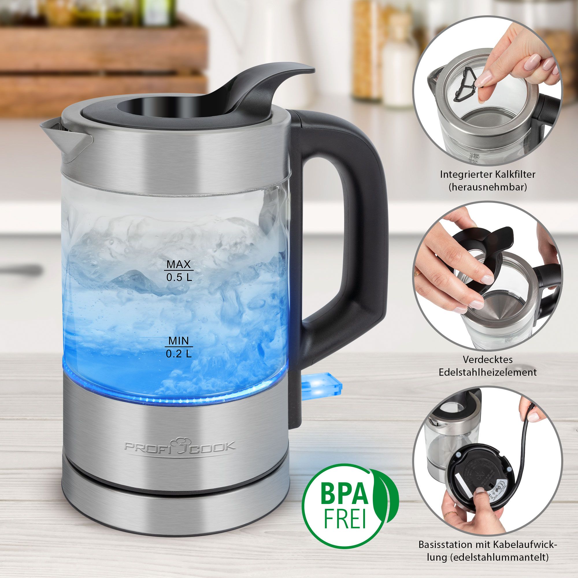 Wasserkocher PROFICOOK