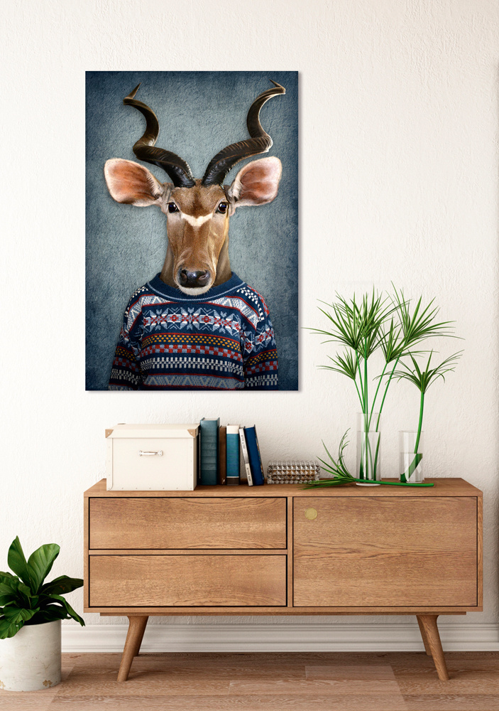 Akustikbild ANTILOPE MIT PULLI