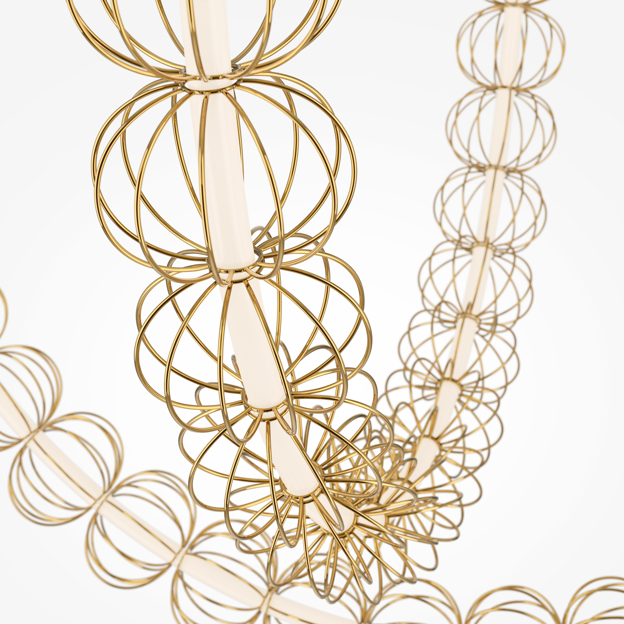 Pendelleuchte GOLDEN CAGE