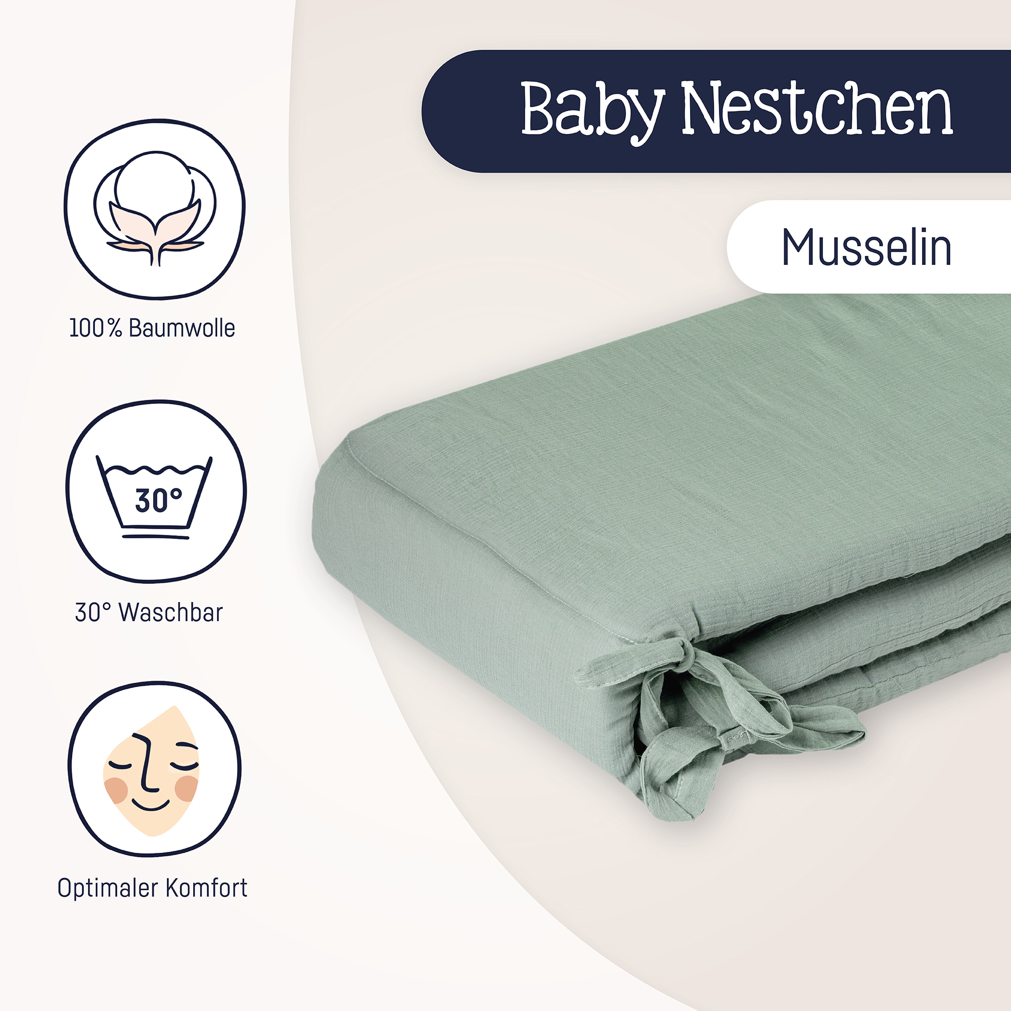 Nestchen ZÖLLNER Musselin