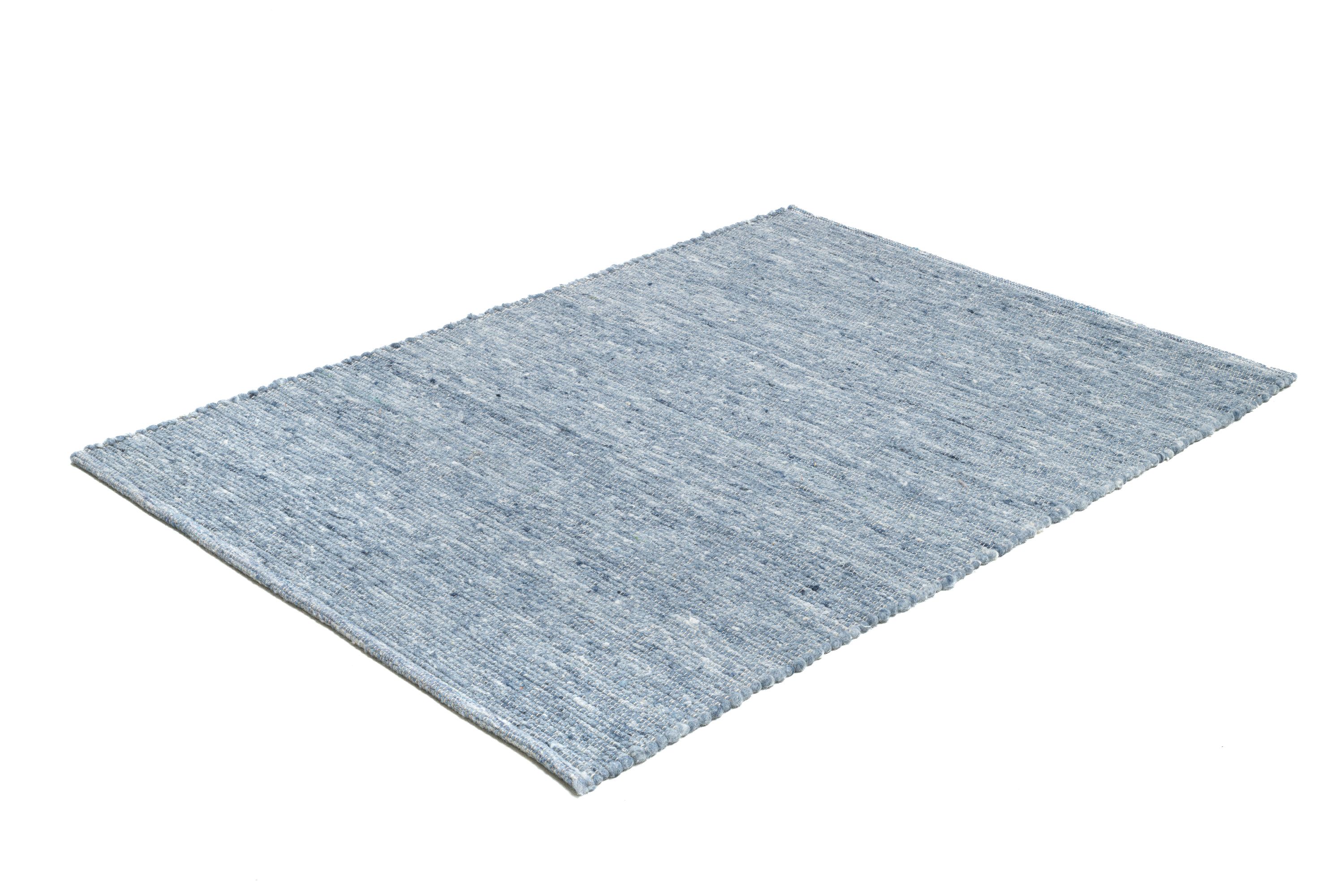 Teppich WOLLI blau