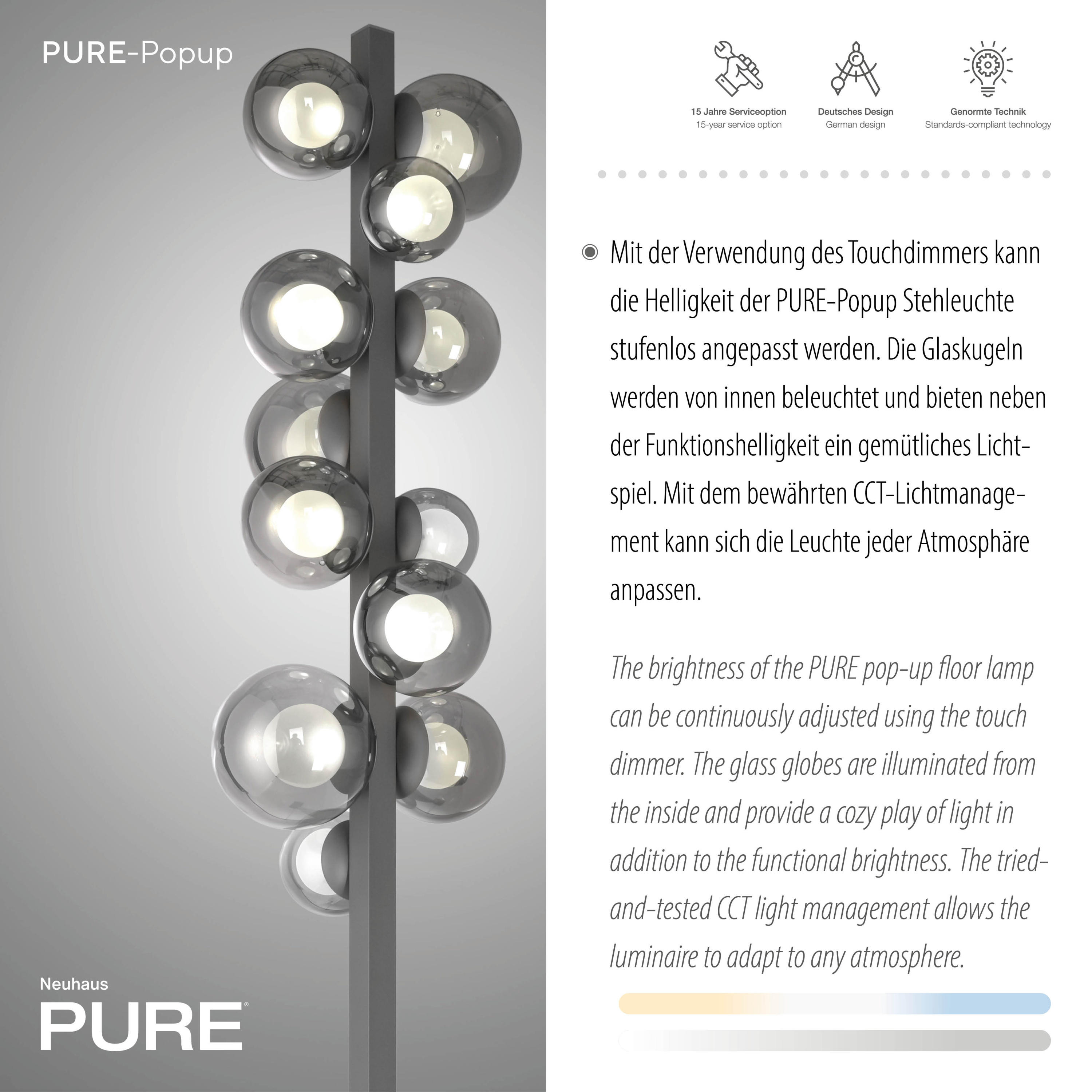Stehleuchte PURE POPUP