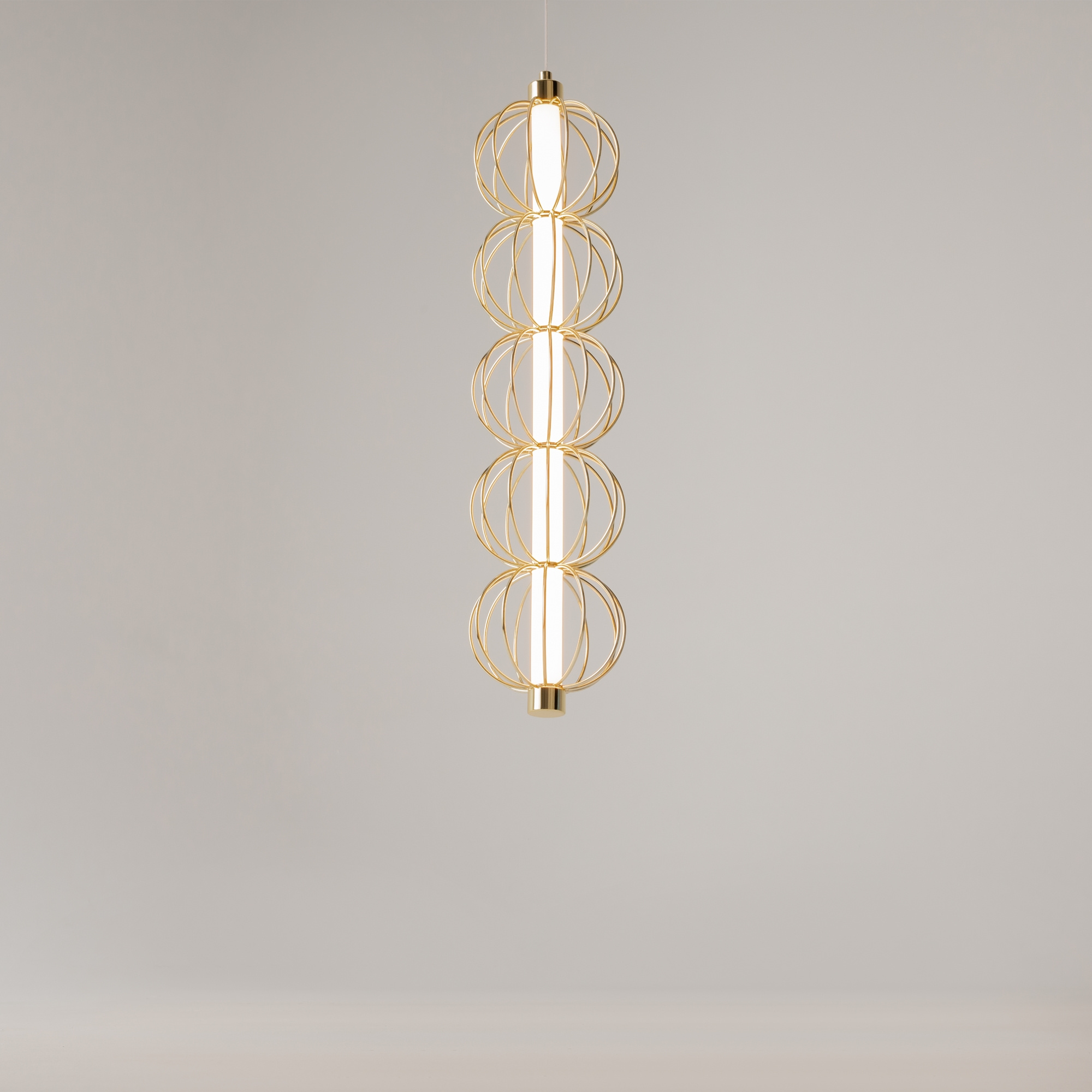 Pendelleuchte GOLDEN CAGE