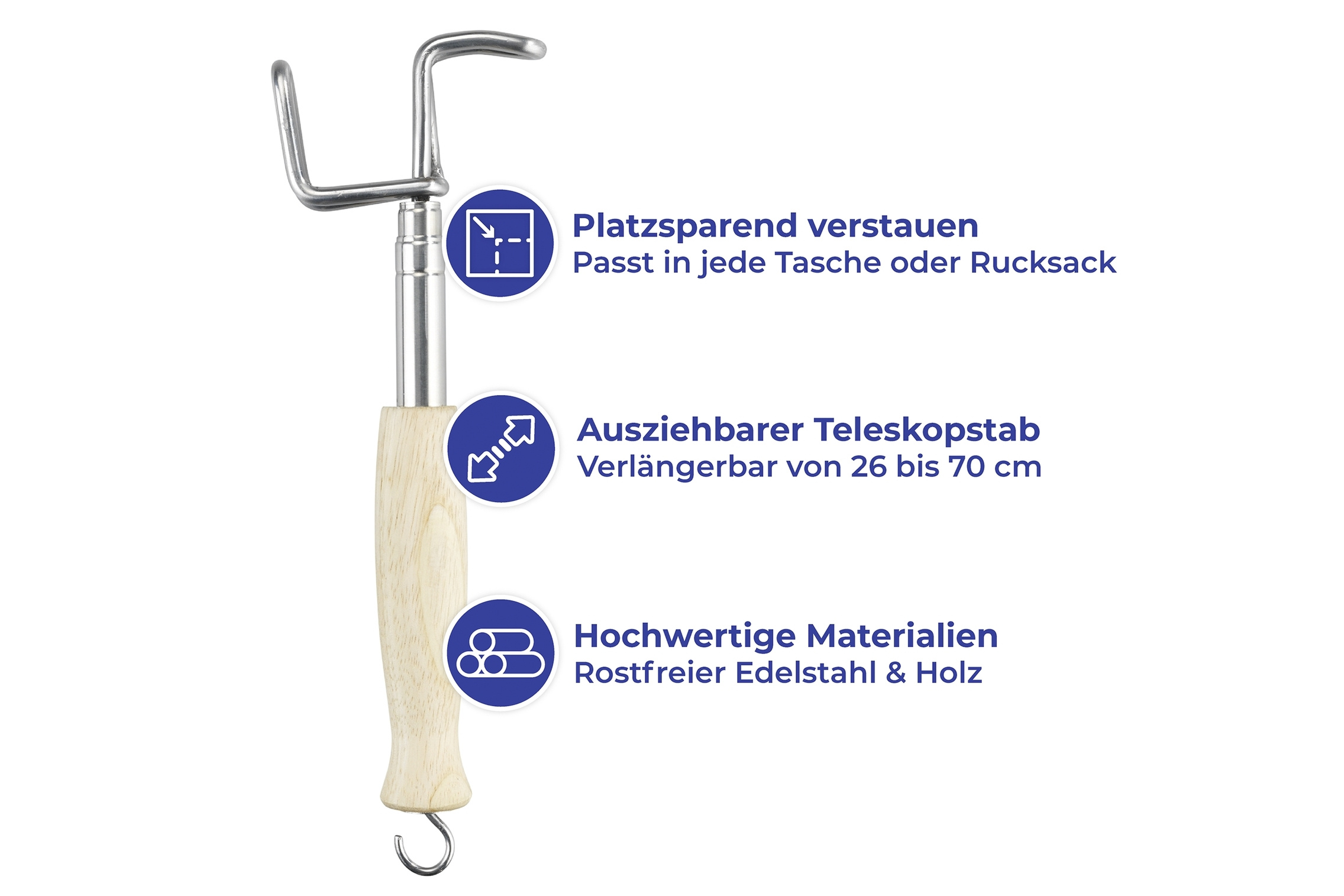 Teleskop-Anziehhilfe